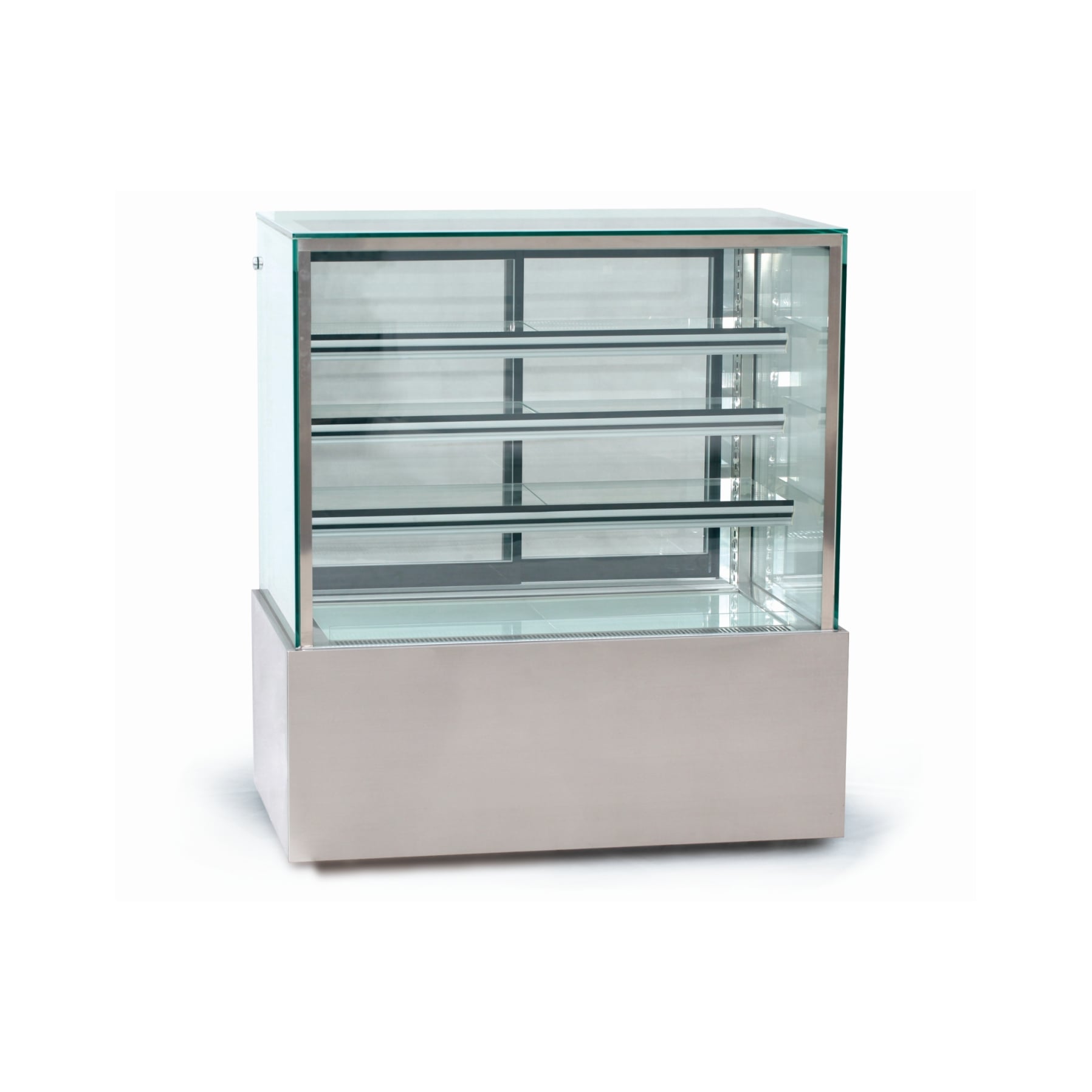 vitrine réfrigérée pour gâteaux rectangulaire à 4 niveaux — 500-850 L, refroidissement par ventilateur, compresseur Danfoss