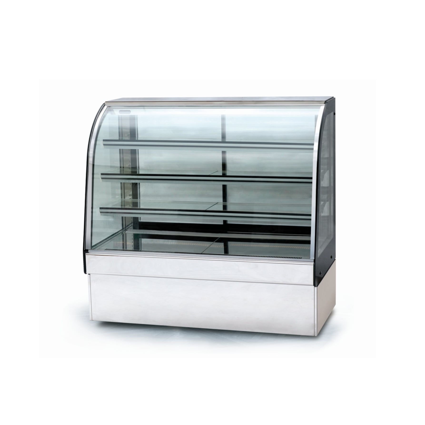 Vitrines inox à température unique — 350-915 L, refroidissement par ventilateur, compresseur Danfoss