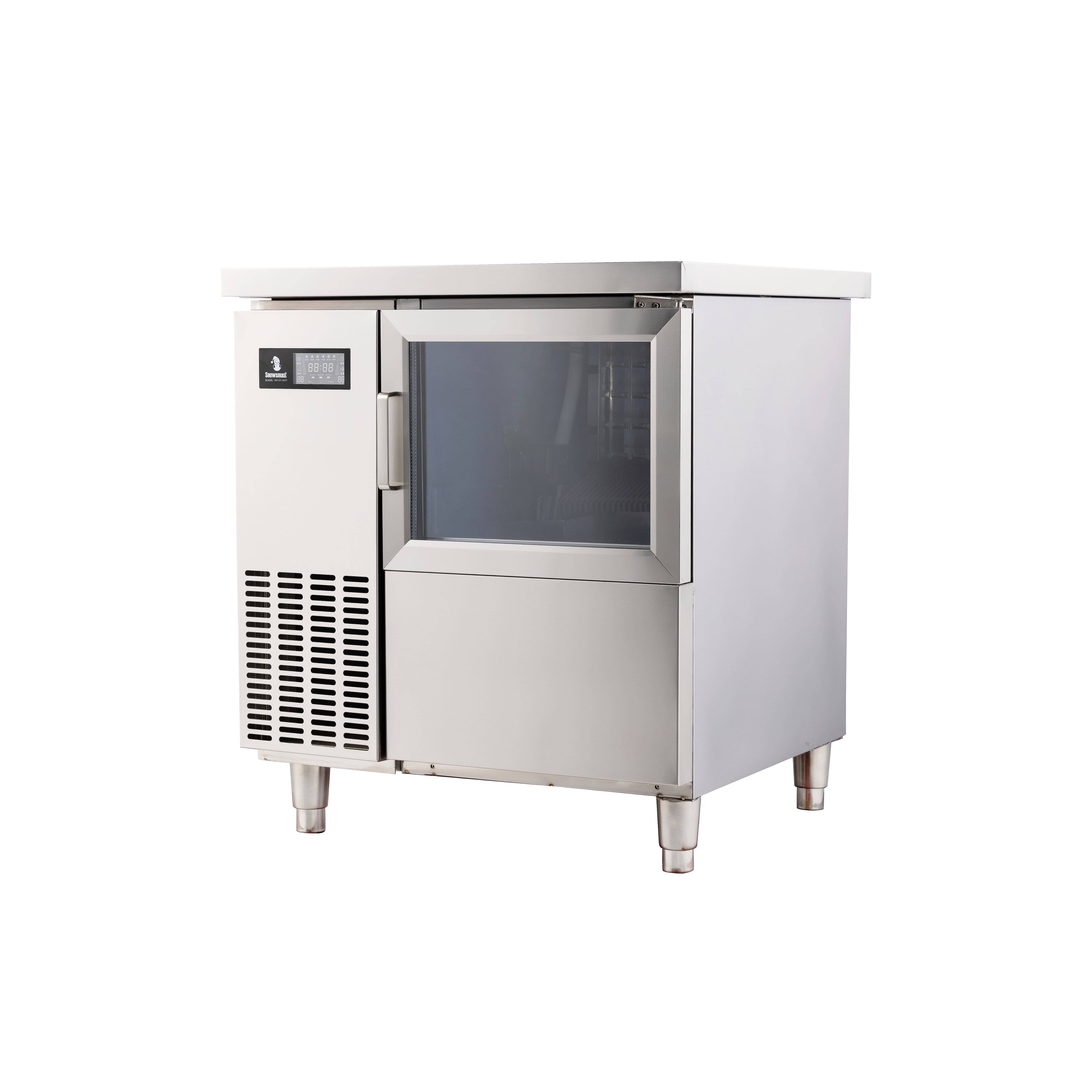 Machine à glaçons carrés sur plan de travail — BT-200/BT-250/BT-330, 90–150 kg/24 h
