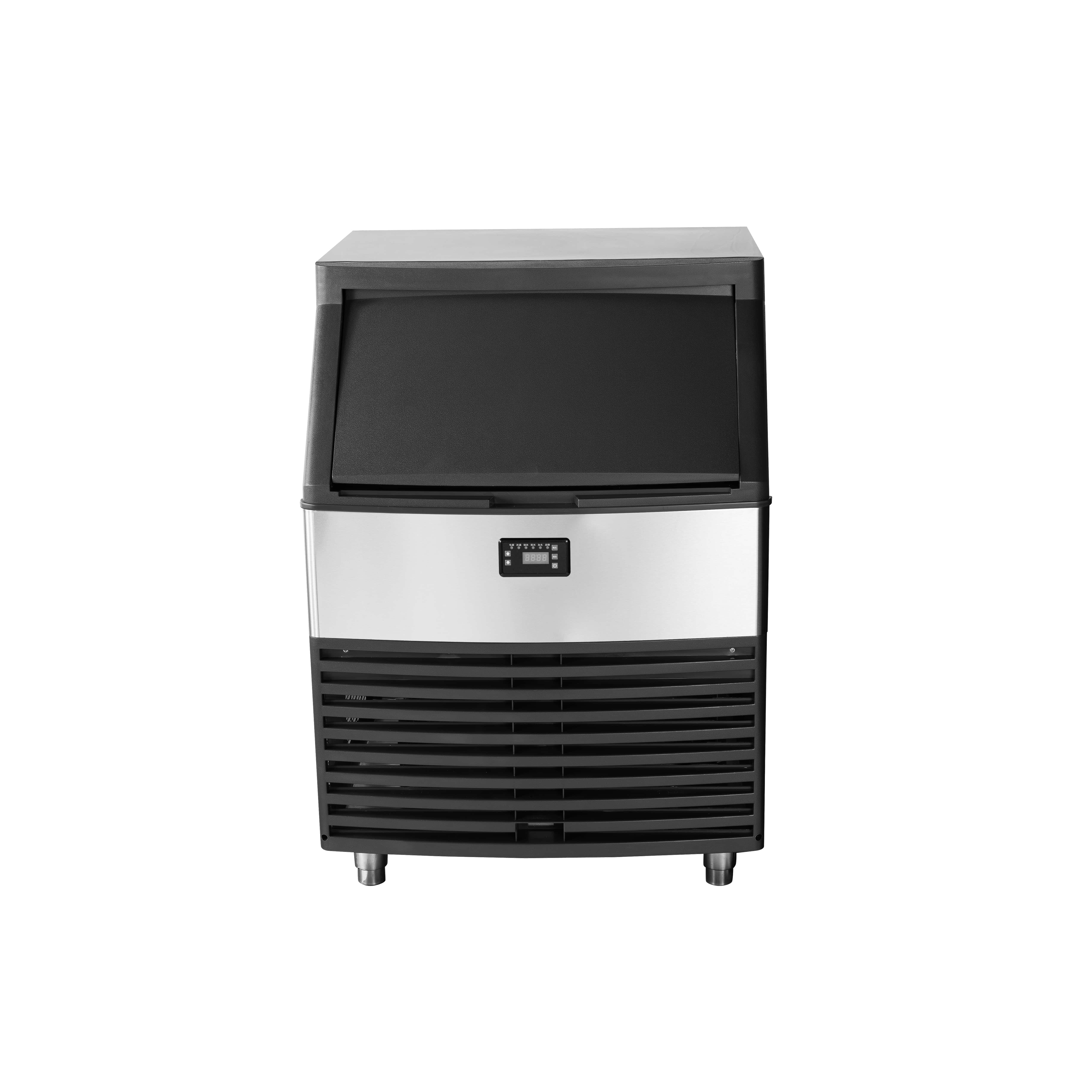 Machine à glaçons carrés de taille moyenne avec bac (série Économique) — KD-180/KD-210/KD-260, 80–120 kg/24 h