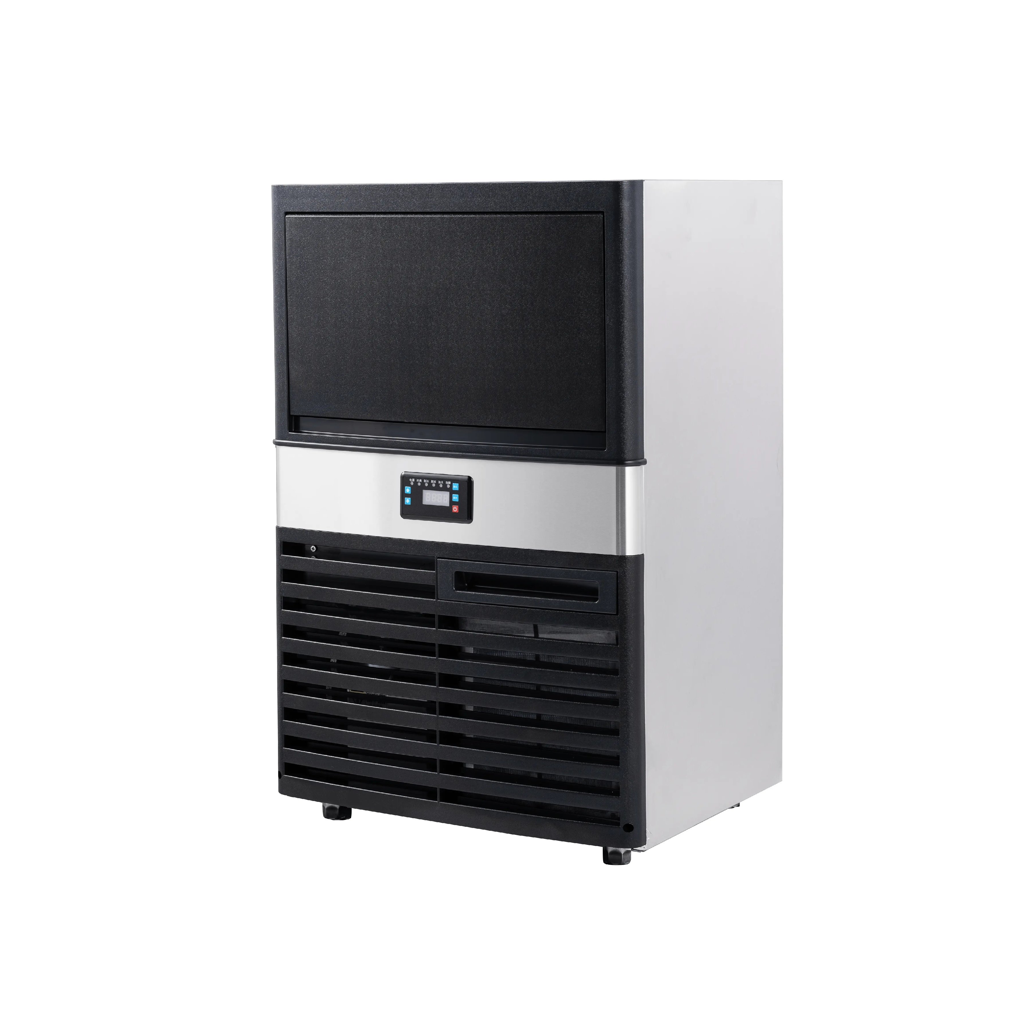 Petite machine à glaçons cubiques avec bac (série Économique) — KD-65 / KD-80 / KD-120, 30–55 kg/24 h