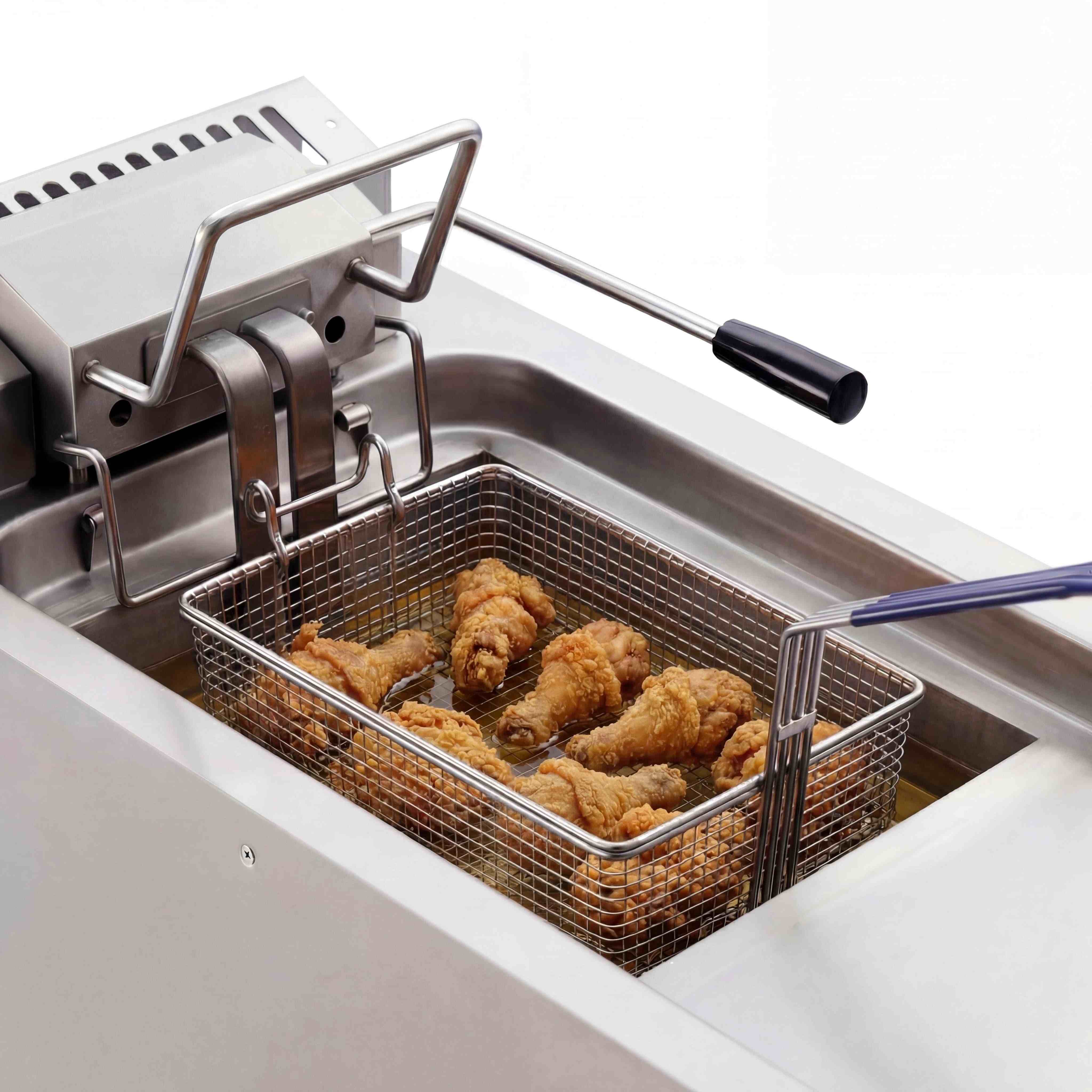 Fit Aid Heavy-Duty 750/900 Series Commercial Electric Deep Fryer with Cabinet Base