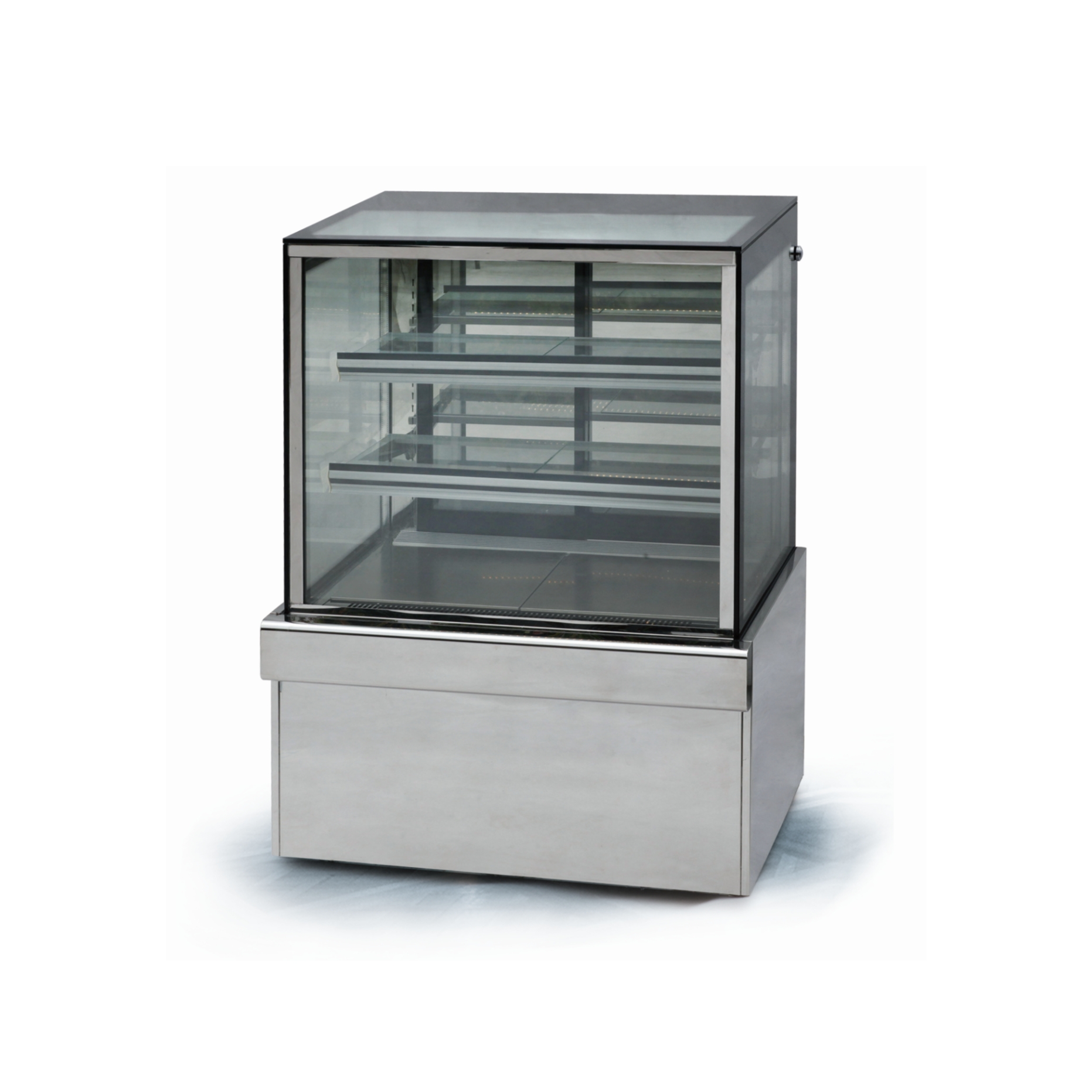 vitrine réfrigérée pour gâteaux sur comptoir à 3 niveaux — 240-600 L, refroidissement par ventilateur, compresseur Danfoss