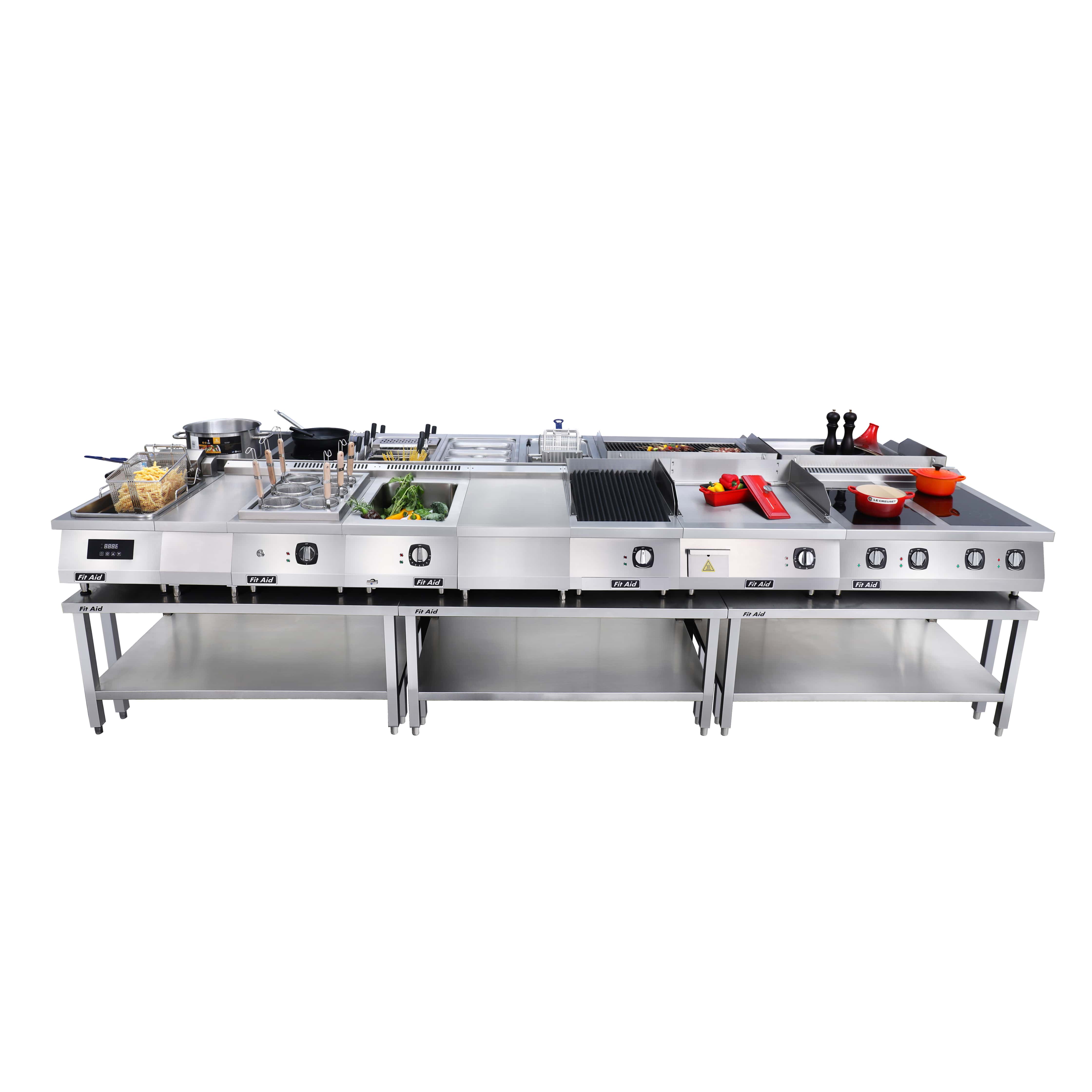 Fit Aid : Ligne modulaire de cuisson robuste pour plan de travail, série 700