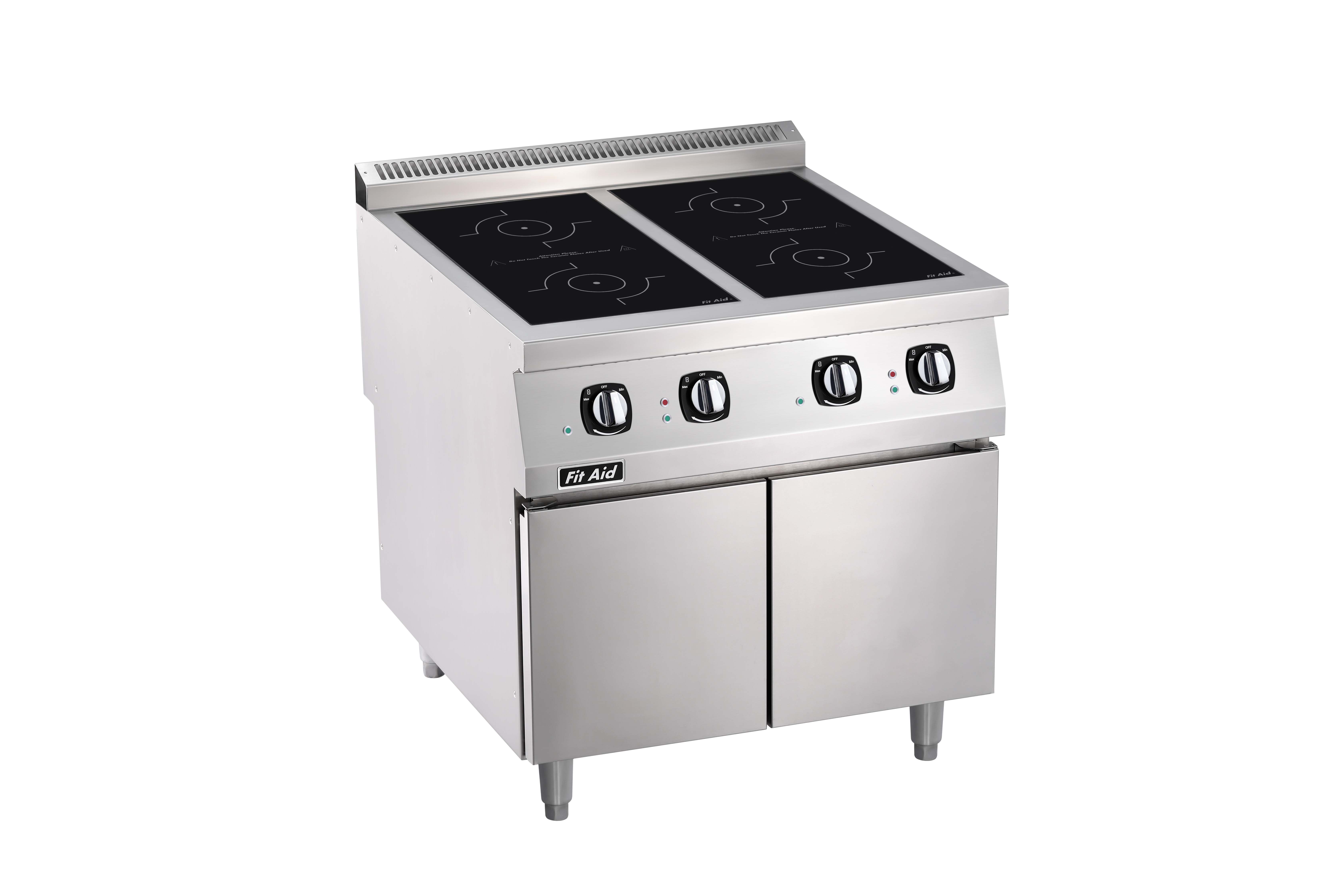 Fit Aid Heavy-Duty 750/900 Series Commercial Induction Cooker & Infrared Ranges