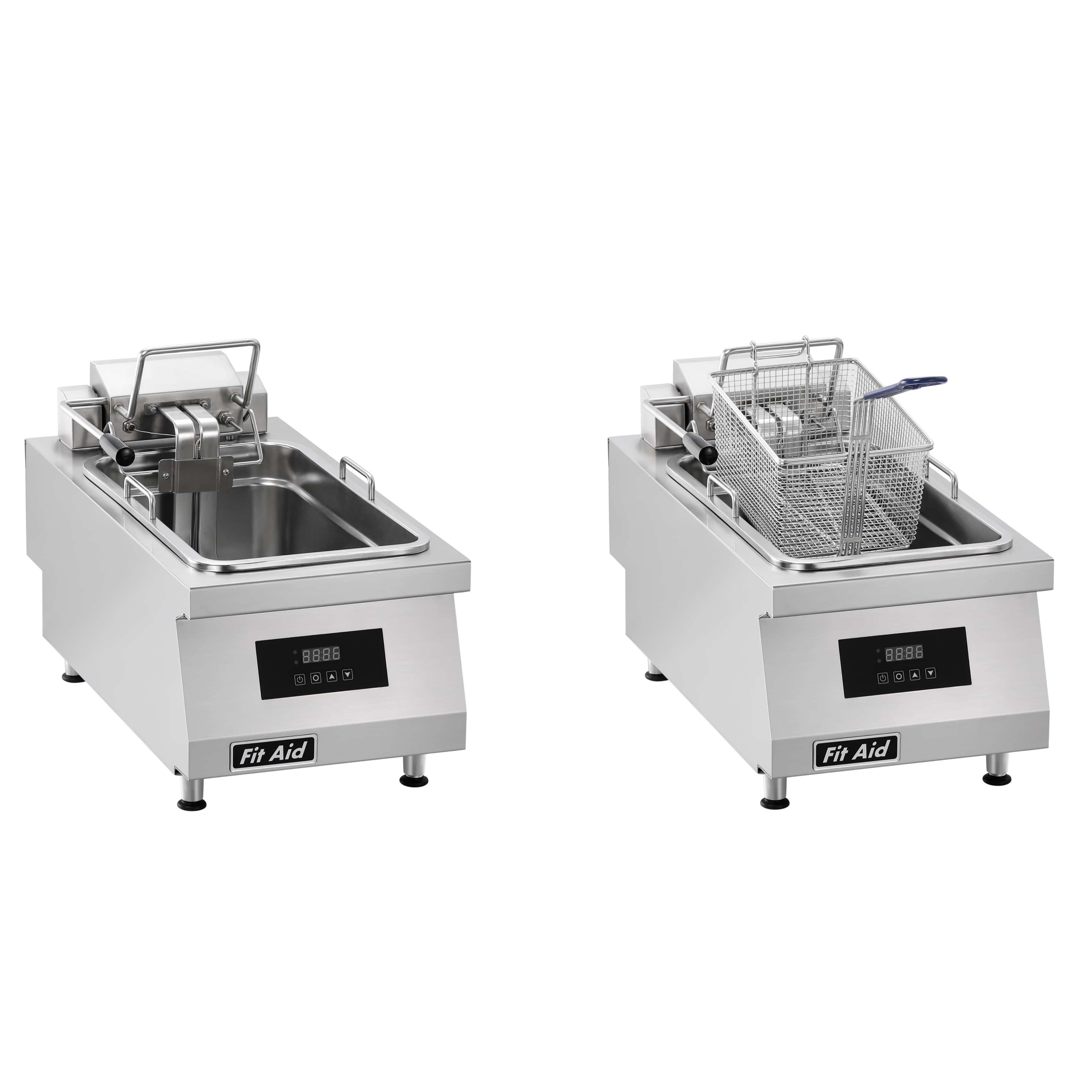 Friteuse électrique professionnelle sur plan de travail Fit Aid série 700 robuste
