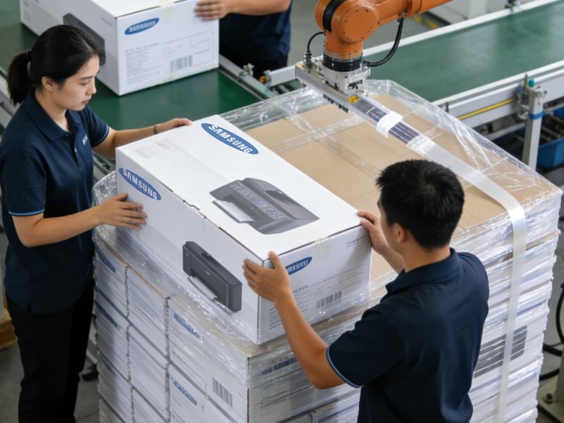 Samsung i Sellmore pakują innowacje w zakresie opakowań dzięki wysokiej jakości rozwiązaniom z falistego kartonu z nadrukiem