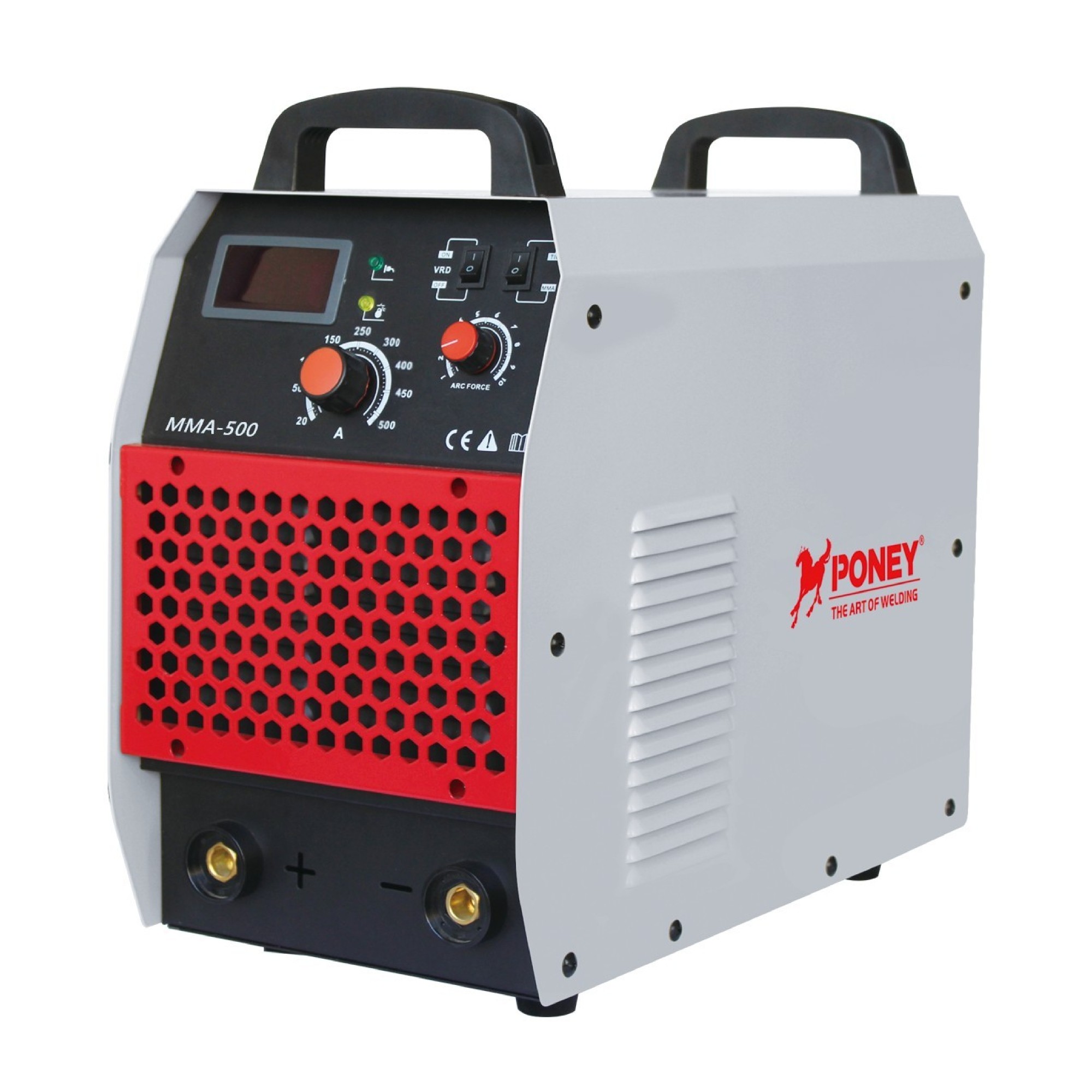 soldadora de varilla multifunción 380V Mma-500 máquina industrial de soldadura por arco inversora