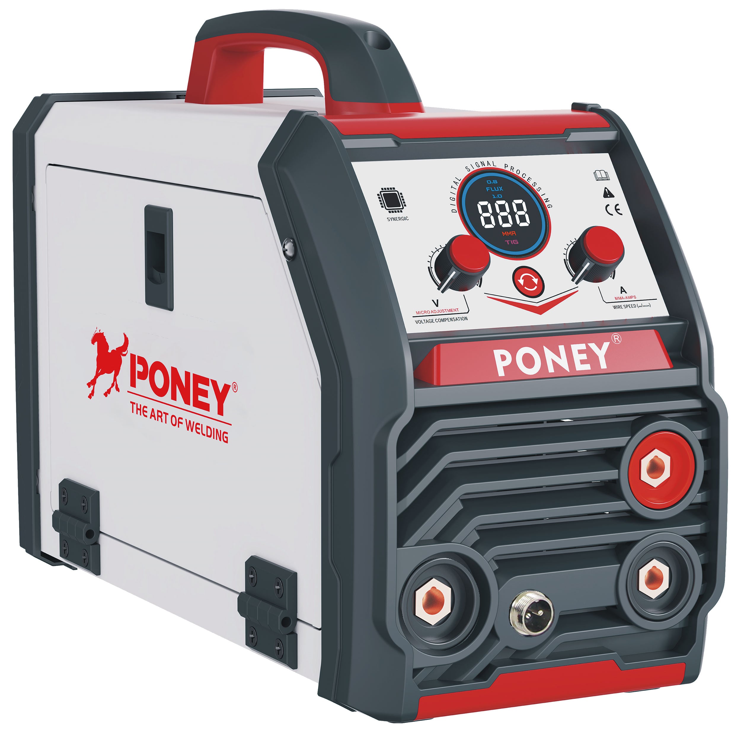 soldador mini inversor multifunción 220V sin gas Fcw-120 control digital de señal Soldador MIG