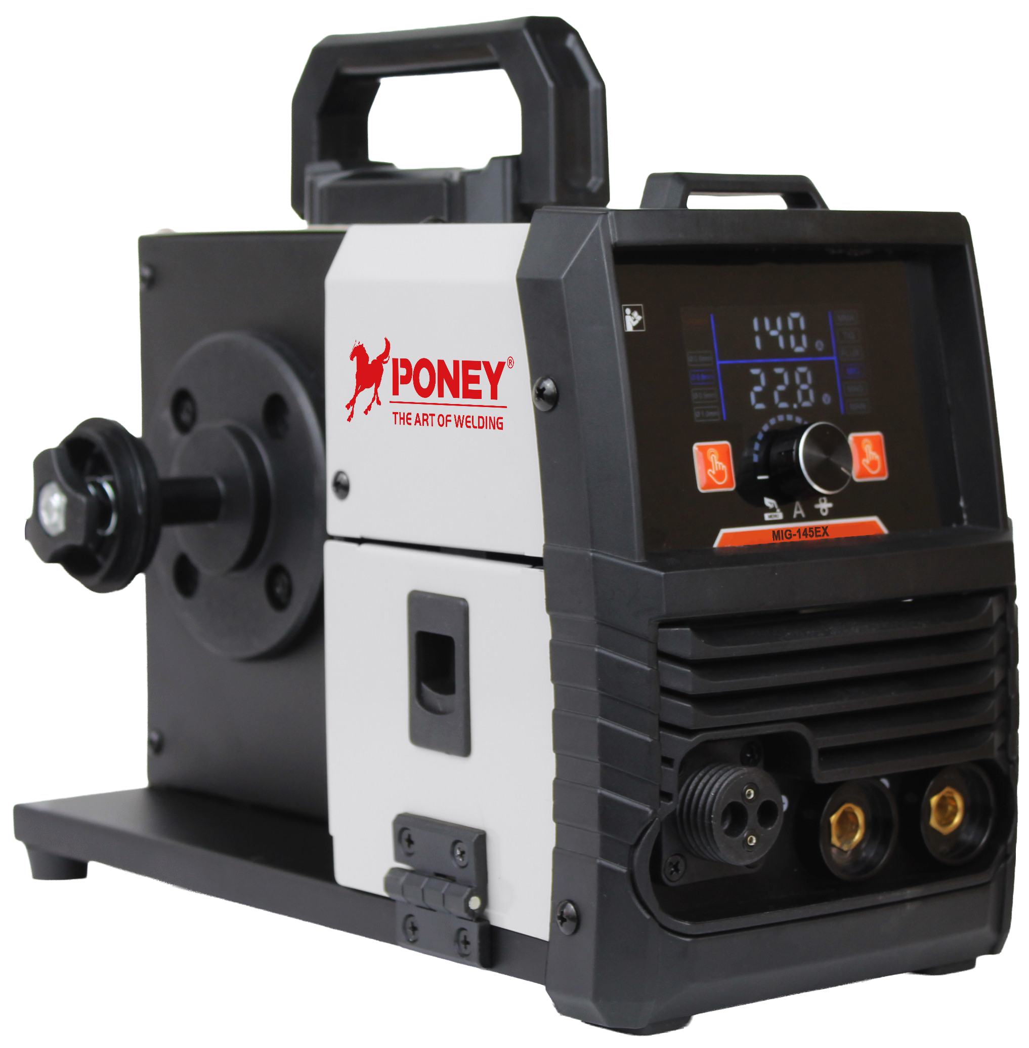 220 V multifunctionele MIG-TIG-MMA-omvormer mini-MIG-lastmachine Mig-145Ex met digitale signaalbesturing