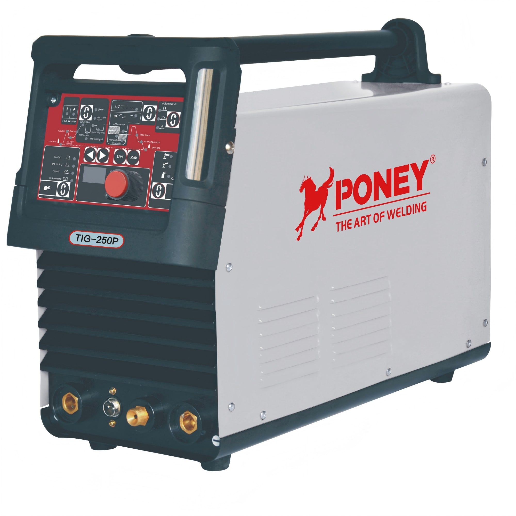 soldadora de pulso multifunción 220V Tig-250 Ac/Dc máquina de soldadura Tig con procesamiento de señal digital