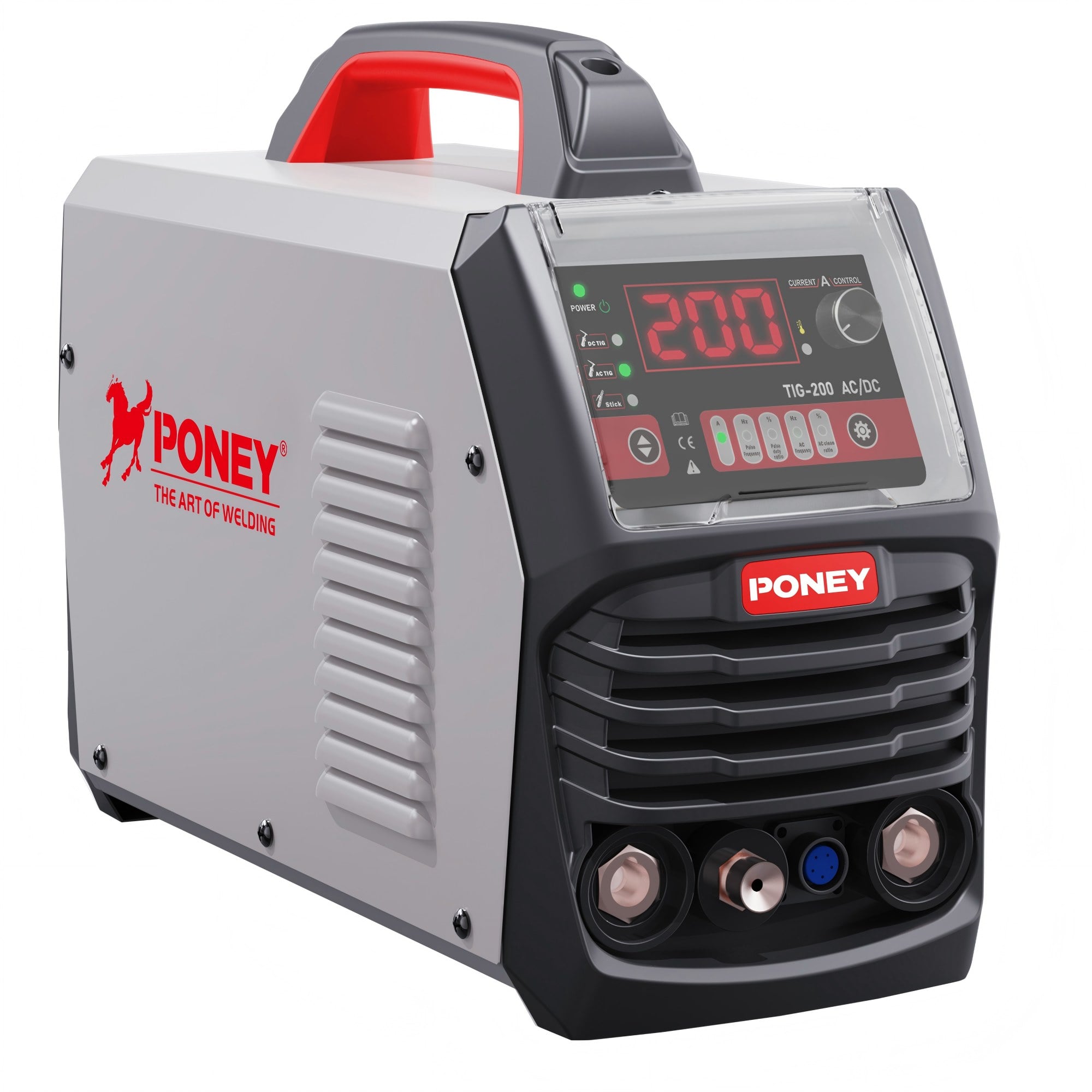 soldadora de pulso multifunción 220V Tig-200 Ac/Dc máquina de soldadura Tig con procesamiento de señal digital