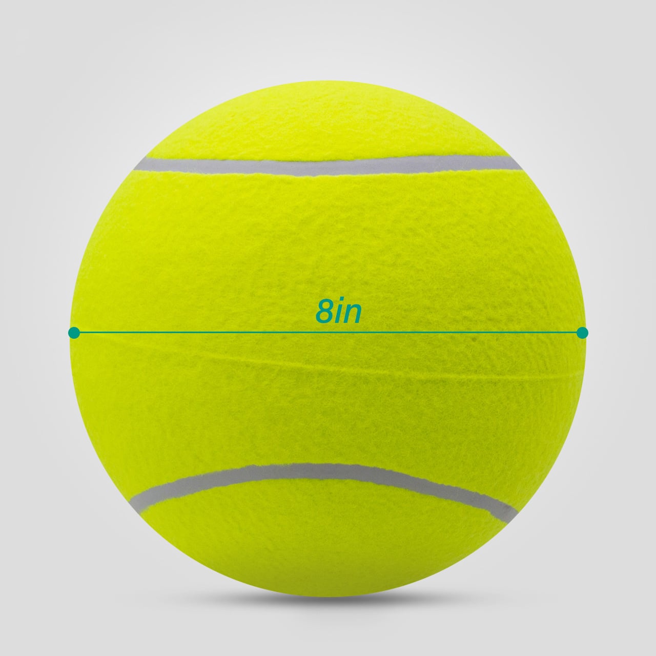 MOZURU Custom Logo Signature 8 Inches Tennis Ball