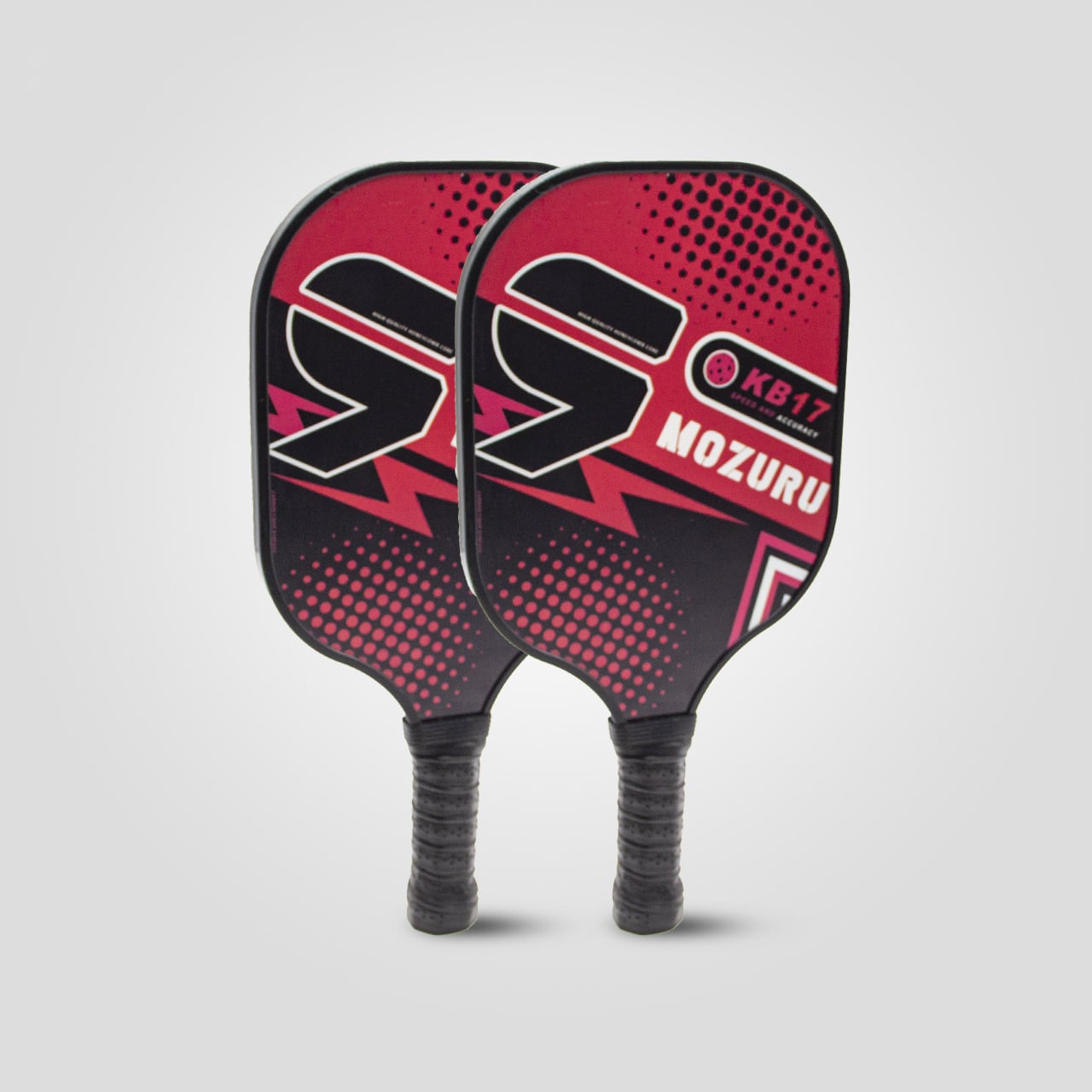 MOZURU Raket Pickleball Serat Kaca + Inti PP Sarang Lebah