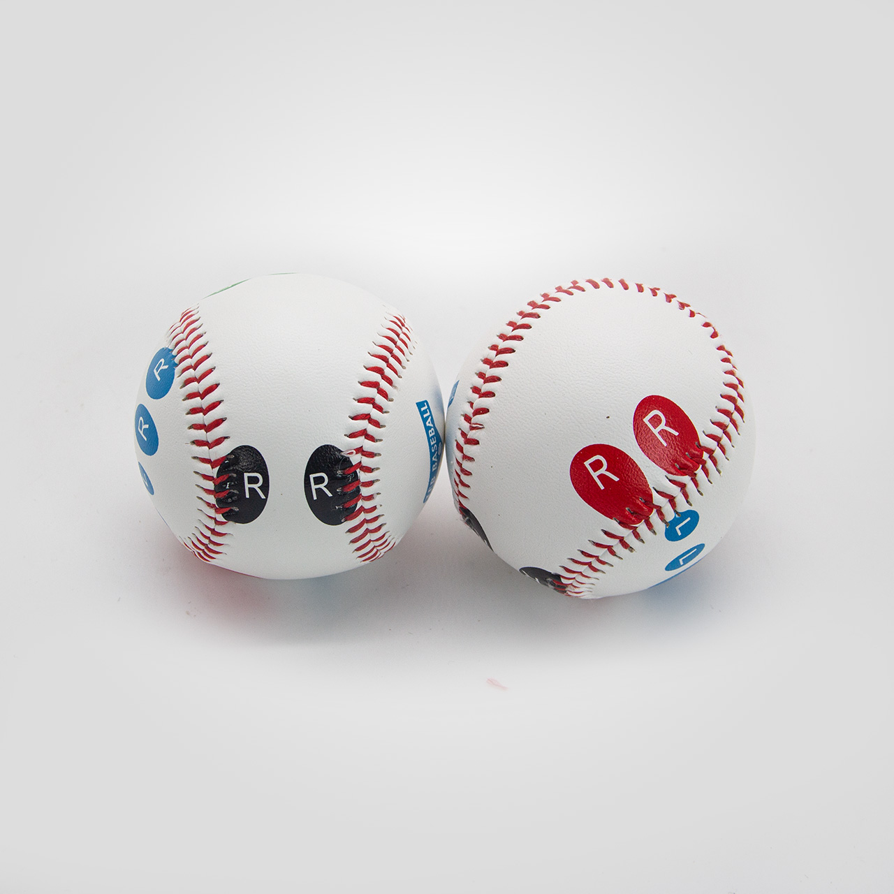 MOZURU PVC Leather+Rubber Core Baseball For Training