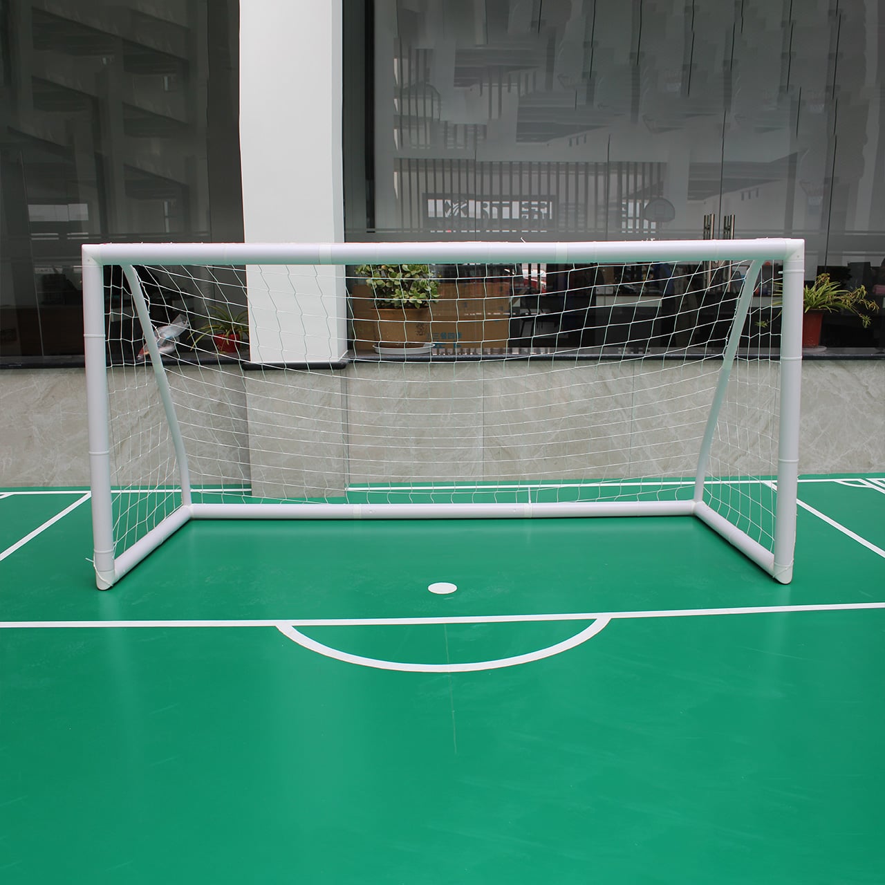 MOZURU 244CM PVC फुटबॉल गोल