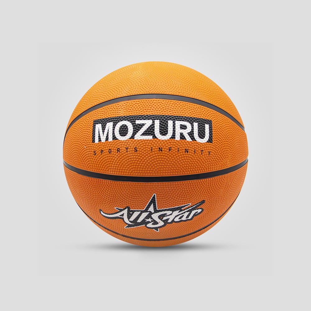 MOZURU 27% Rubber Conntent Rubber Basketball