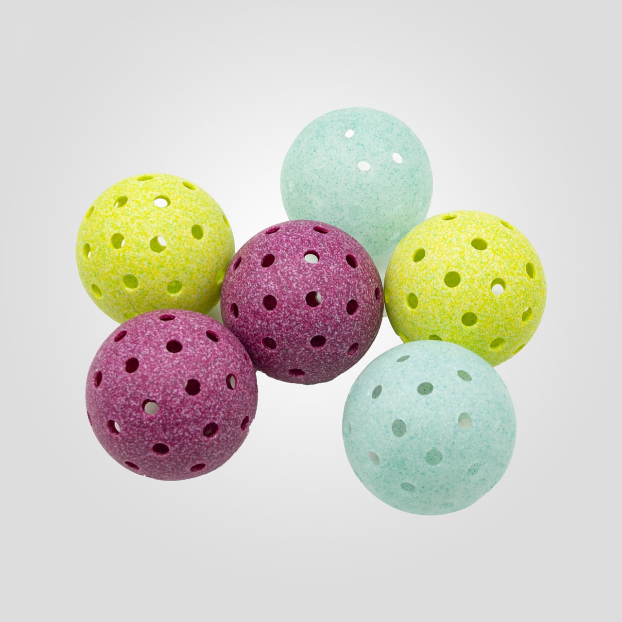 MOZURU Outdoor 40 Holes Marble Rotational Molding Pickleballs