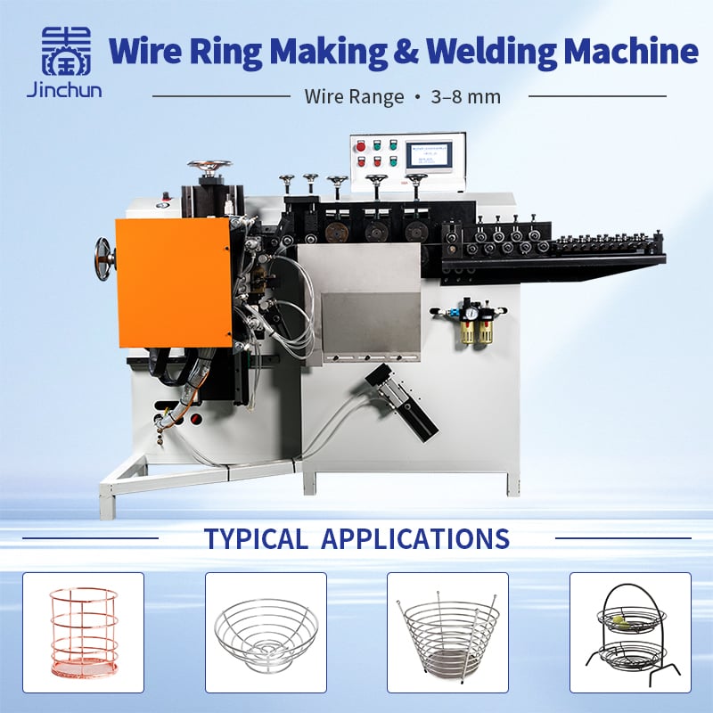 How a Ring Forming and Welding Machine Produces Consistent Wire Rings