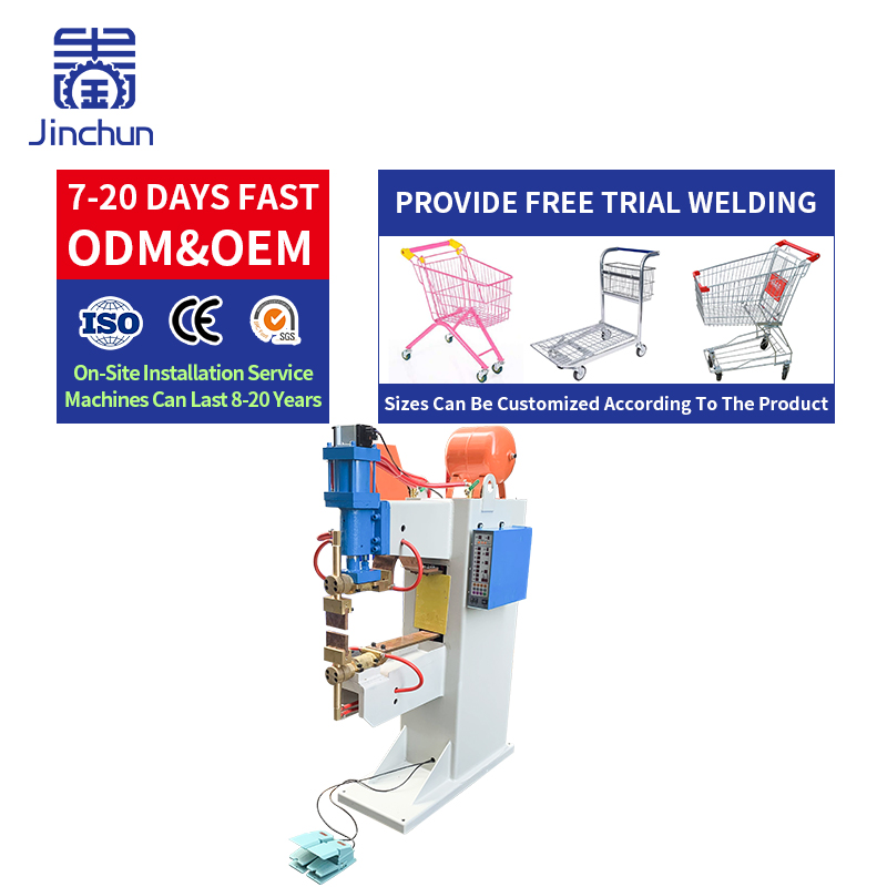 Welding Equipment CNC Mechanical Gripper High Precision Efficient Shopping Cart Body Spot Welding Wire Mesh Reinforcement
