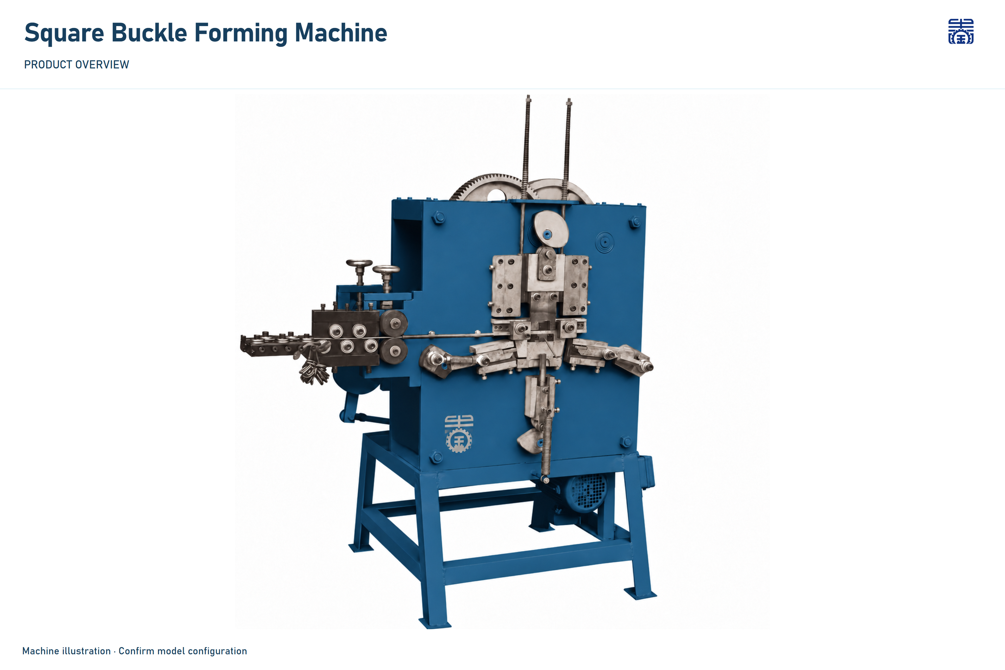 JINCHUN Square Buckle Forming Machine | Custom Metal Strap Buckle Equipment