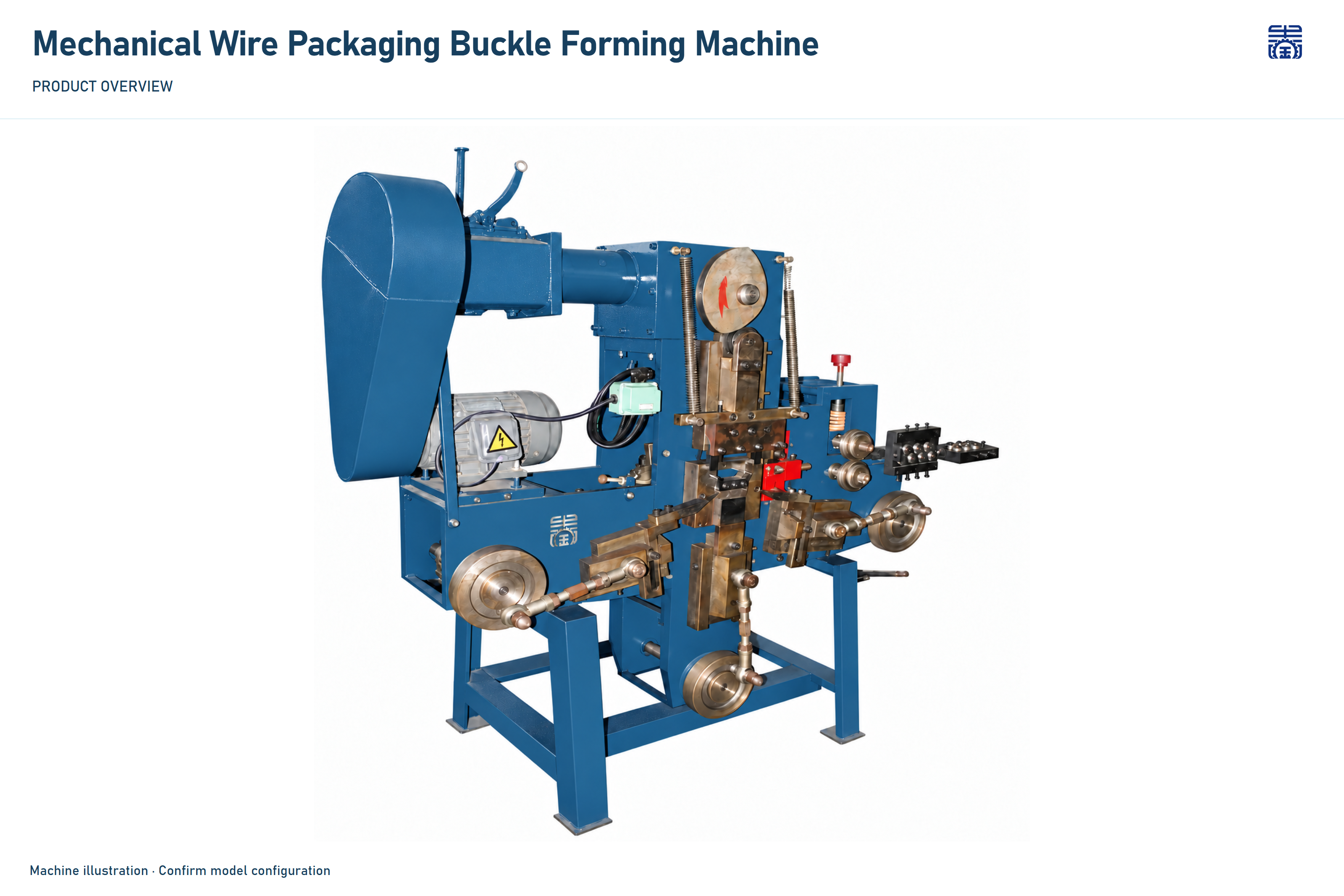 JINCHUN Mechanical Wire Packaging Buckle Forming Machine | Steel Wire Strap Buckle Equipment