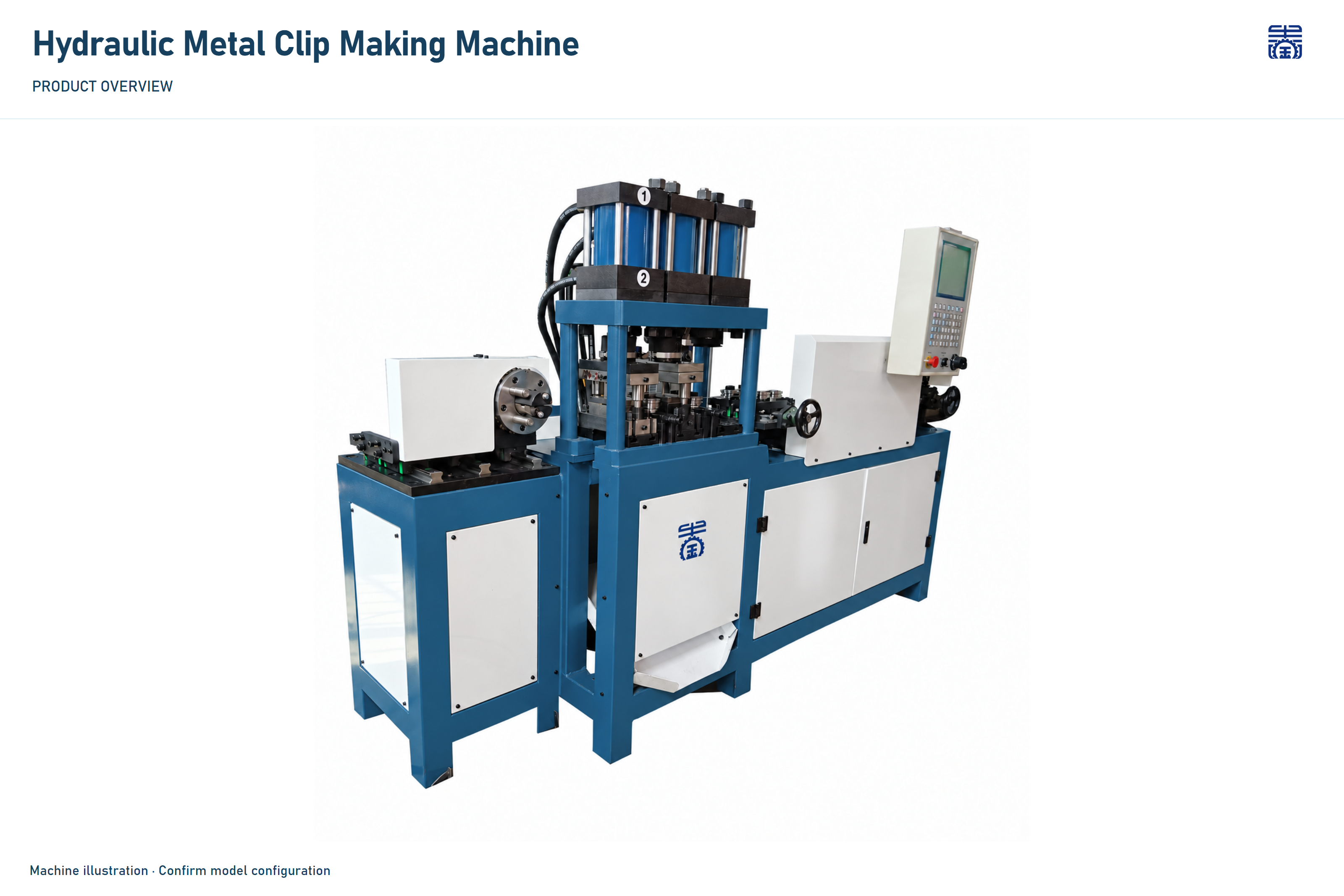 JINCHUN Hydraulic Metal Clip Making Machine | Custom Forming Equipment