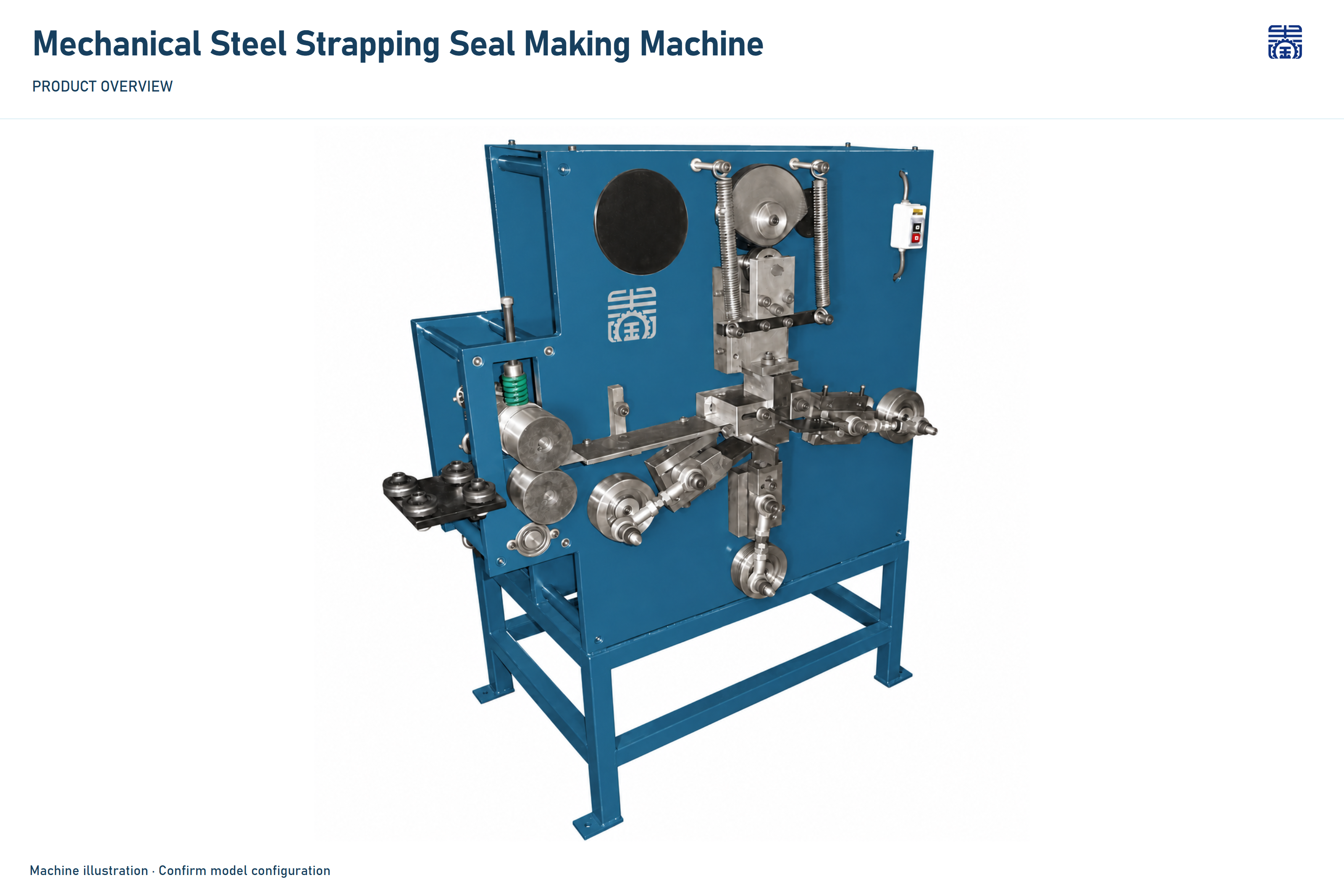 JINCHUN Mechanical Steel Strapping Seal Making Machine | Metal Packaging Clip Equipment