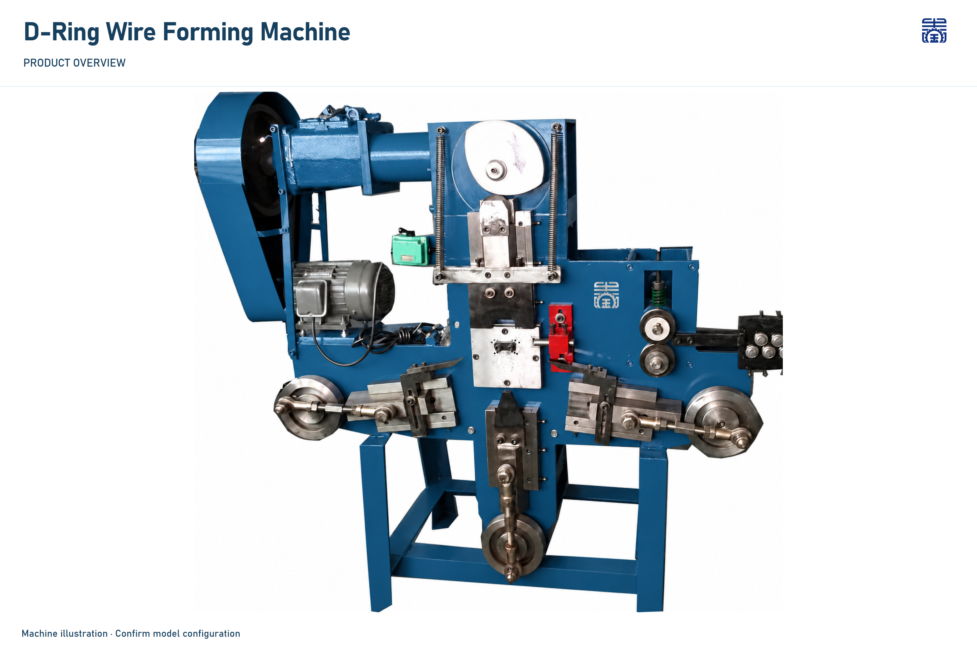 JINCHUN D-Ring Wire Forming Machine | Metal D Buckle Bending Equipment