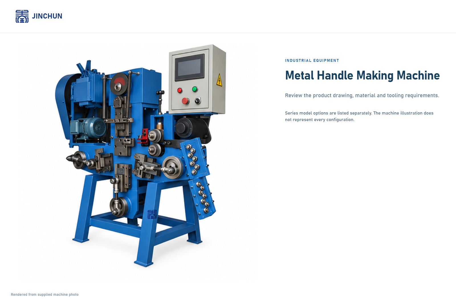 JINCHUN metallhåndtakprodusentmaskin | Tilpasset formasjonsutstyr
