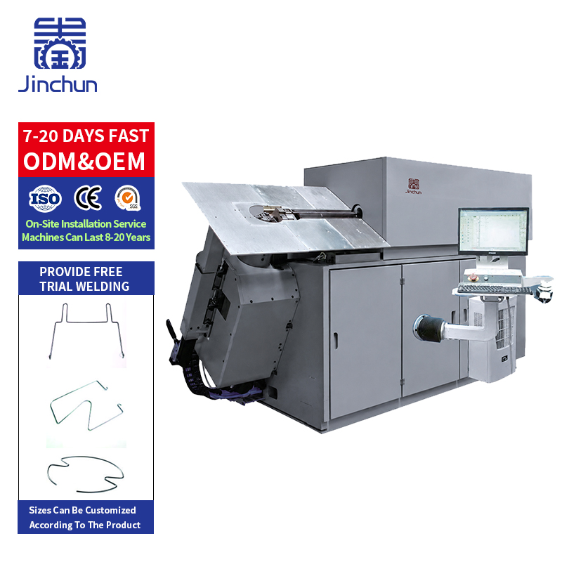 7 Axis CNC Wire Bending Machine for Automatic 2D and 3D Wire Forming