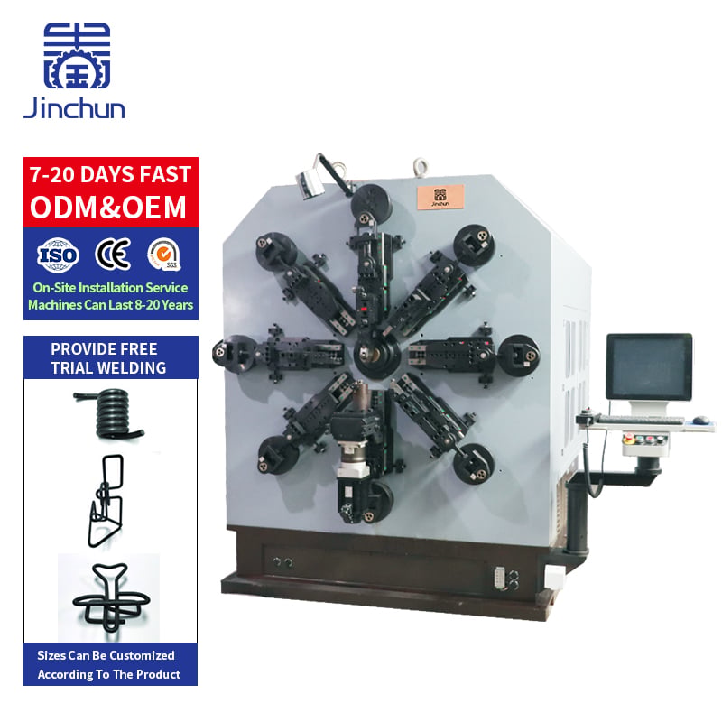 Powerful Heavy-Duty CNC Wire Forming Machine for Automatic 3D Bending