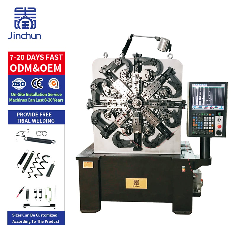 4 Axis CNC Versatile Spring Coiling Machine for Flexible Compression Spring Production