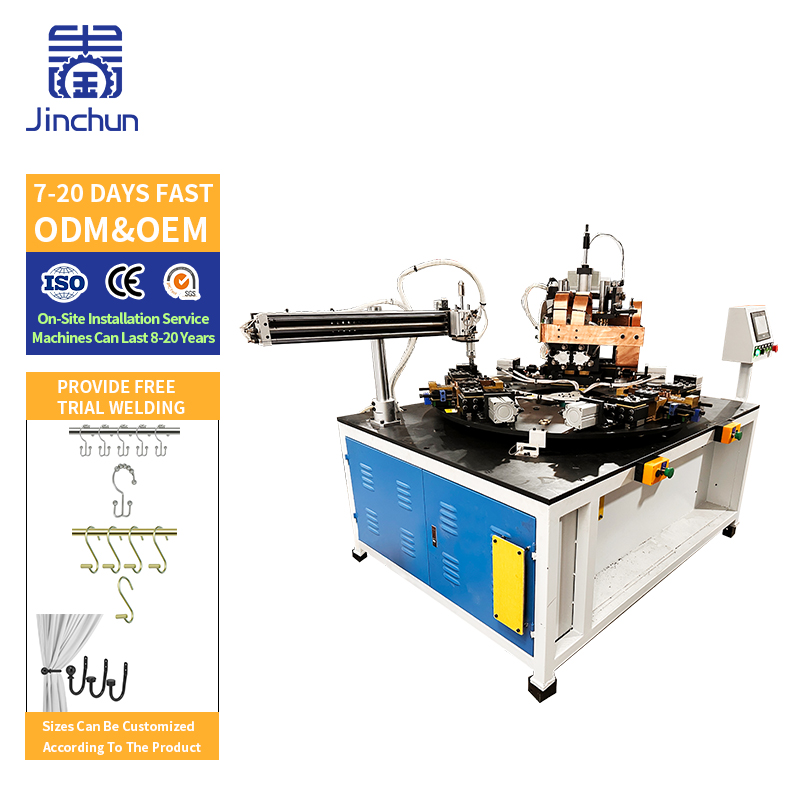 DAILY HARDWARE Formação e Soldagem de Arames - Máquina de Solda para Ganchos de Cortina, Soldador de Formação de Ganchos e Soldador para Ferragens de Cortina, Equipamento Profissional de Solda para Ganchos com Processamento de Precisão para Múltiplas Formas