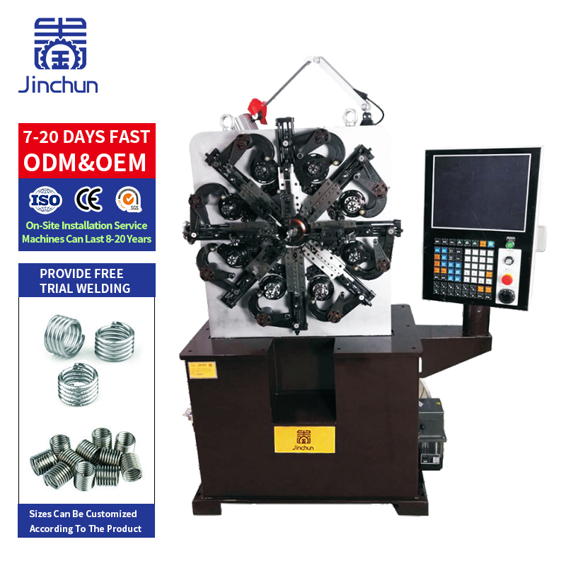 Tailless Screw Sleeve Coiling Machine for Tangless Wire Thread Insert Production