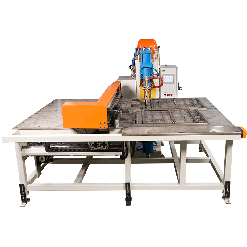 Máquina de Solda de Malha em Eixo XY Máquina de Solda de Gaiola de Criação Máquina de Solda Automática em Eixo XY de Frequência Média Máquina de Solda de Malha para Gaiola de Armazém Costuras de Solda Resistentes e Duráveis Superfície de Solda Lisa atende aos critérios de testes da indústria