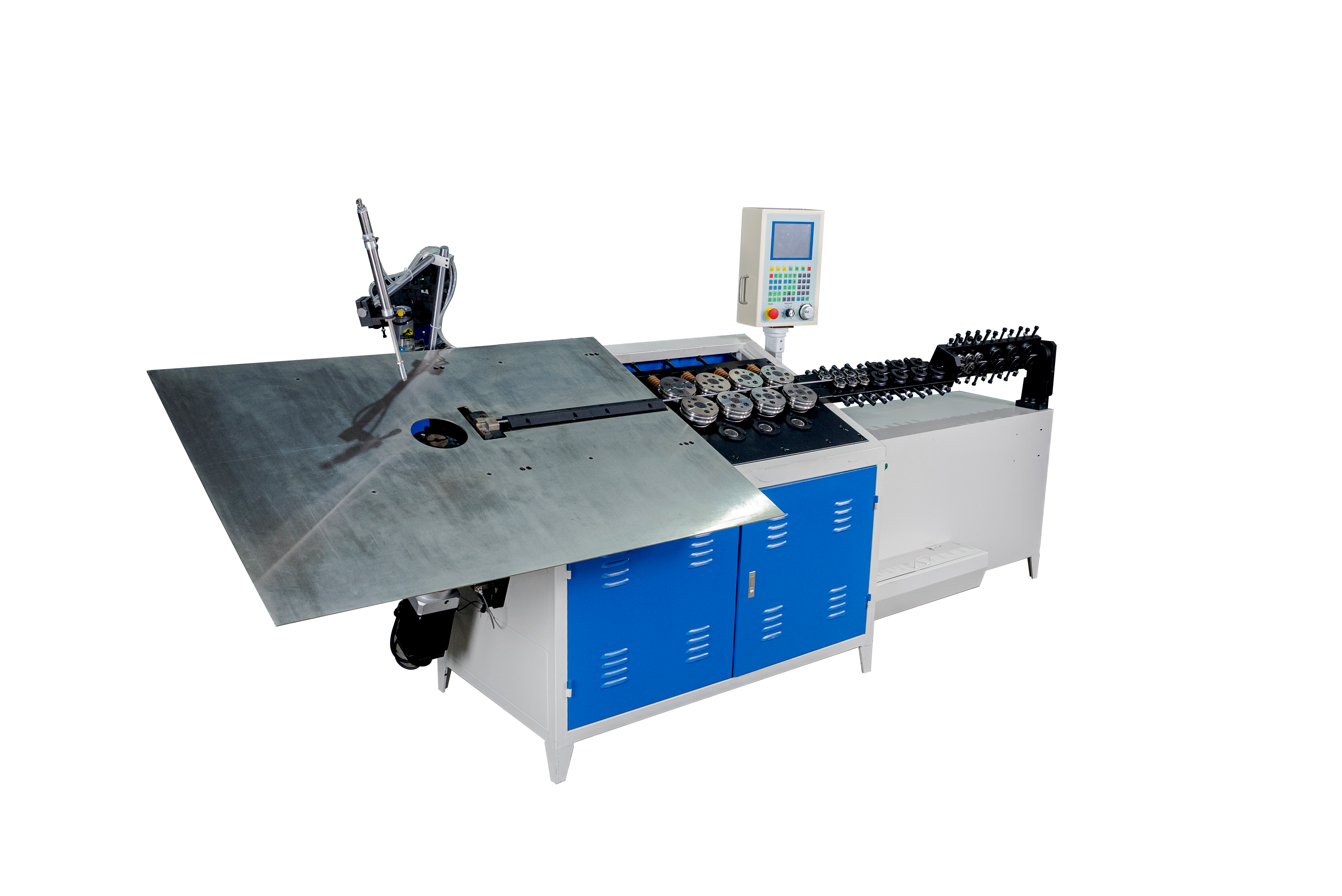 2-10mm CNC 2D Draaiboonmaskien: Motordeurklinkboonmaskien, Sitplekhaak Draaivormingsmasjien, Sonbeskermer Draaivormer
