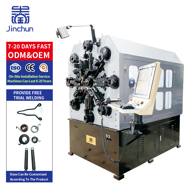 Camless Wire Forming Machine with Wire Rotation for Complex 3D Components