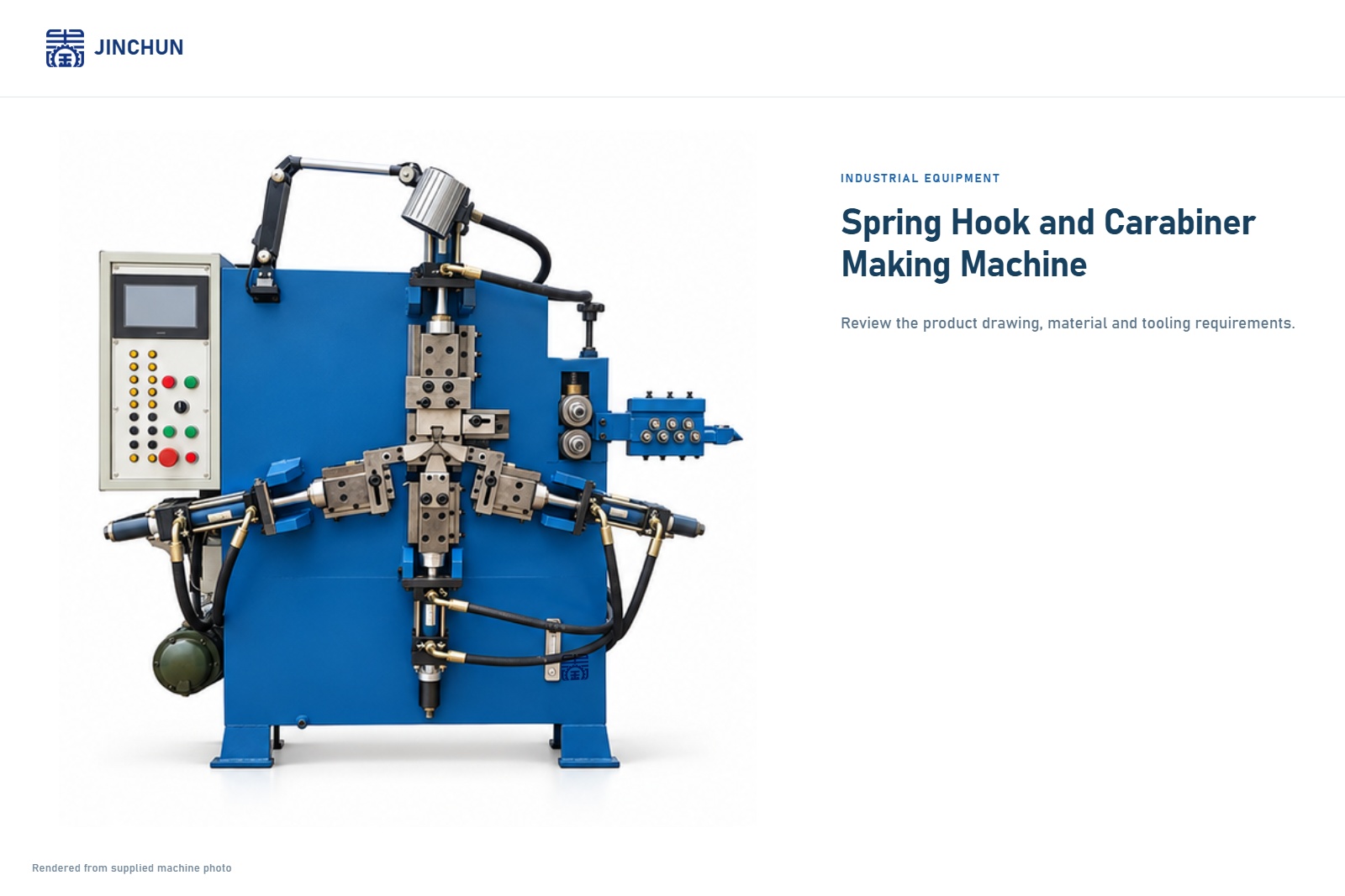 JINCHUN Spring Hook and Carabiner Making Machine | Custom Forming Equipment