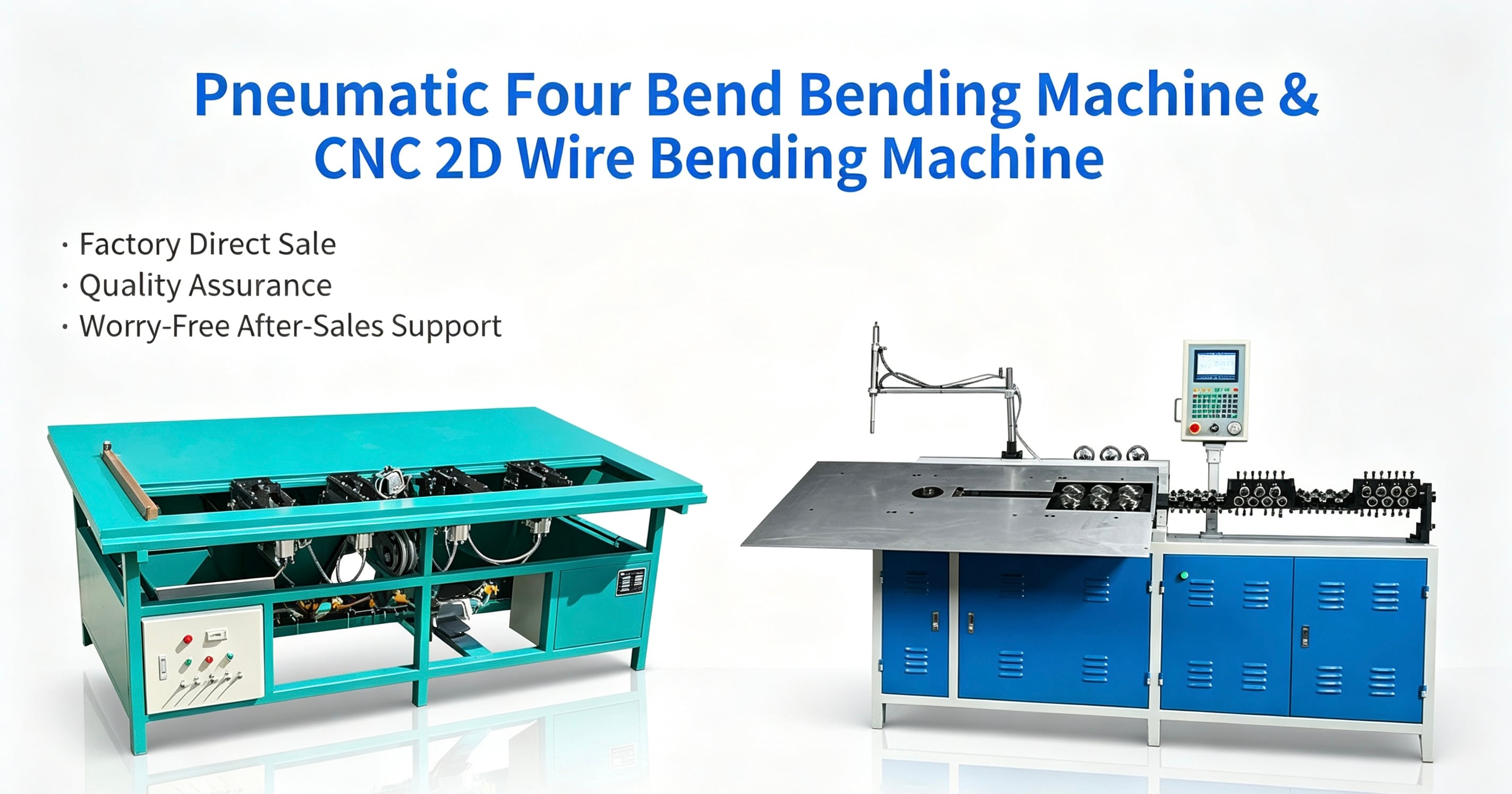 Pneumatic Four-Bend vs CNC 2D Wire Bending Machine: Which Is Right for Your Parts?