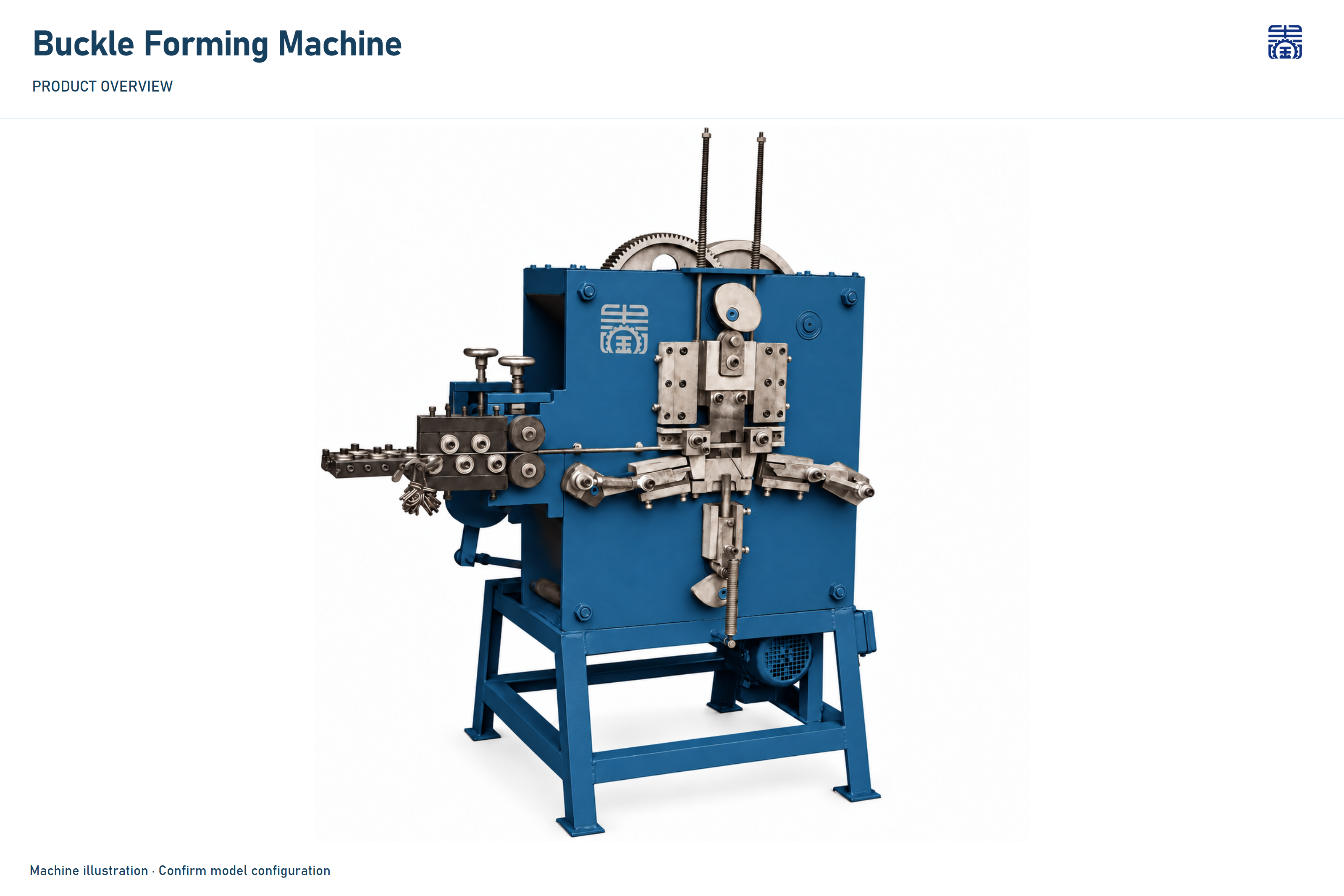 JINCHUN Metal Wire Buckle Forming Machine | Custom D Ring and Square Buckle Equipment