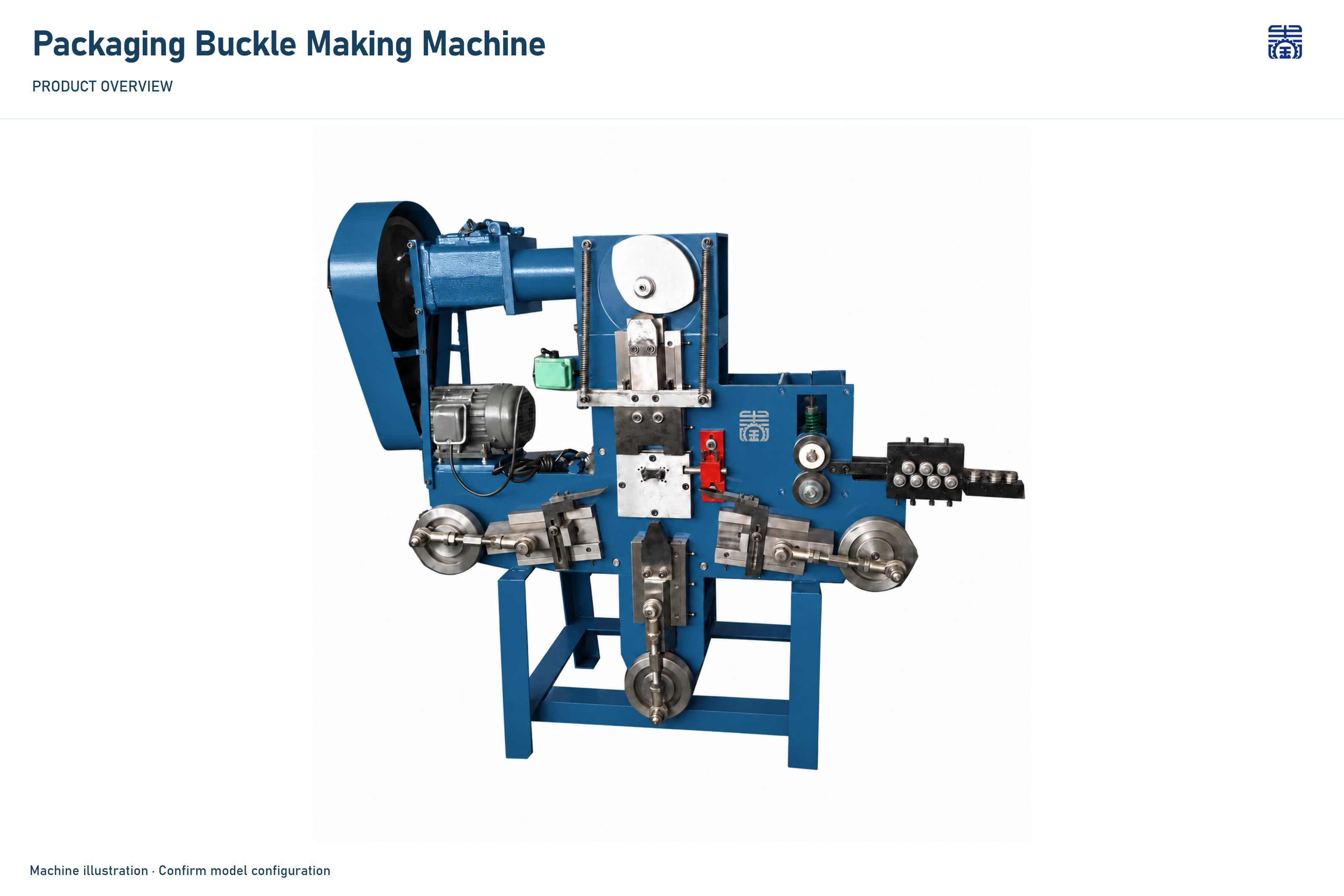 JINCHUN Packaging Buckle Making Machine | Wire Buckle Forming Equipment