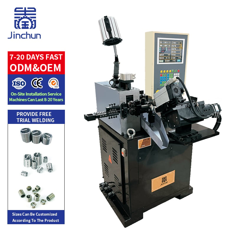 6 Axis CNC Wire Thread Insert Making Machine for M3–M14 Tangless Inserts