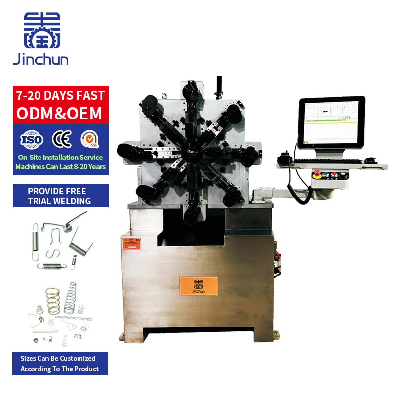 Tailless Screw Sleeve Coiling Machine for Tangless Wire Thread Insert Production