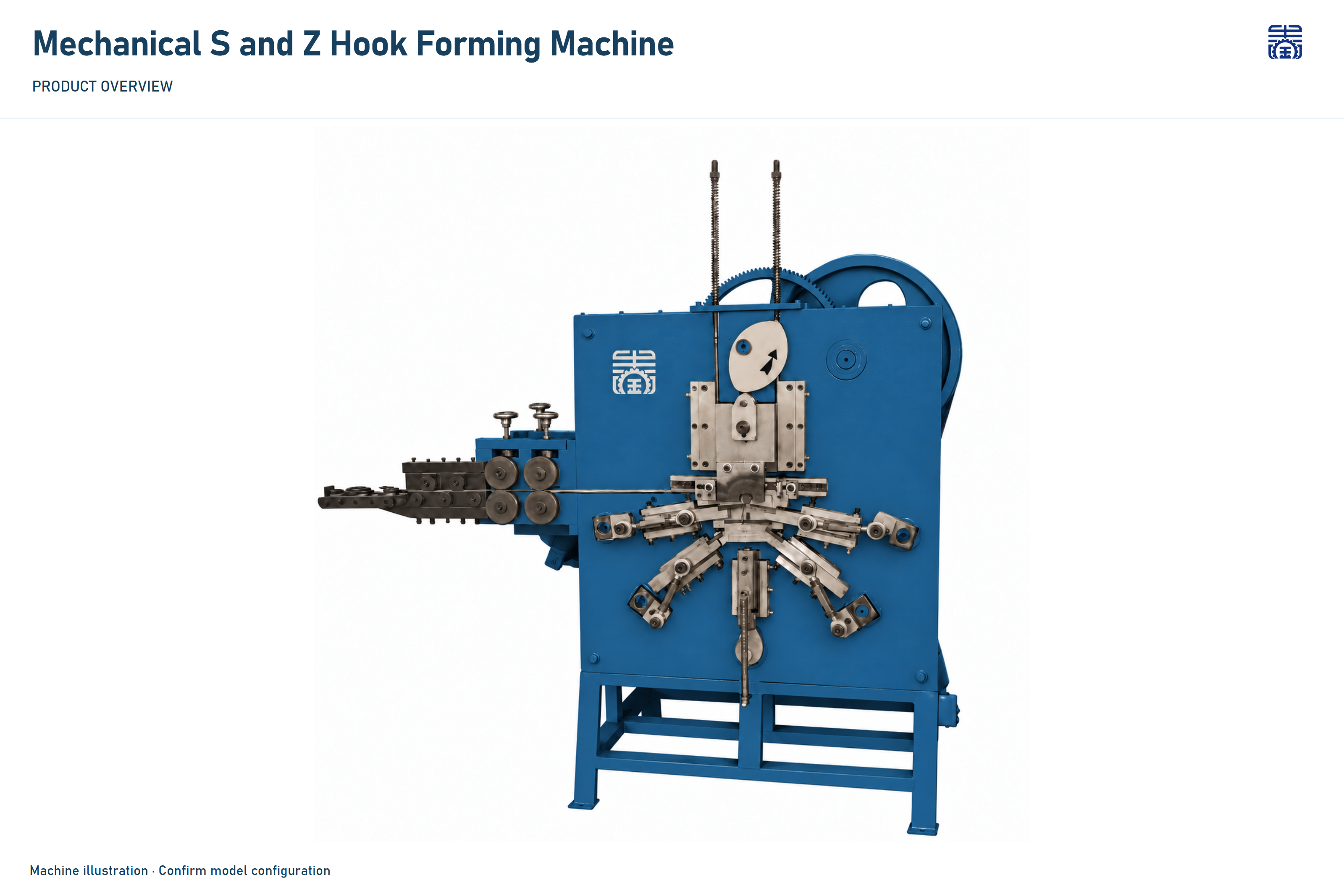 JINCHUN Mechanical S and Z Hook Forming Machine | Wire Hook Equipment