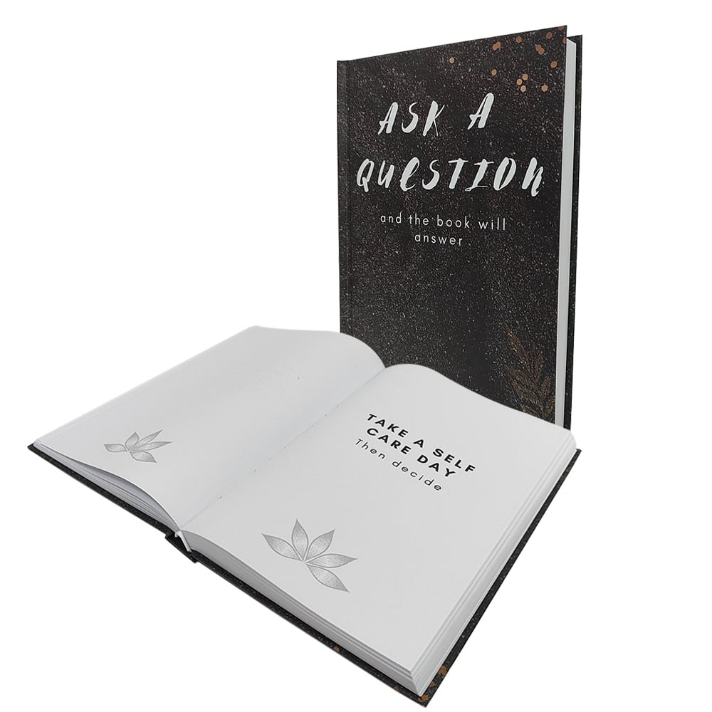 Ask A Question Divination Hardcover, Interactive Answer Book for Self-Reflection