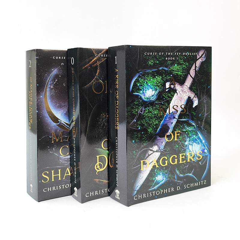Custom Print Book Factory Hardcover Book Sprayed Edge Books with Dust Jacket