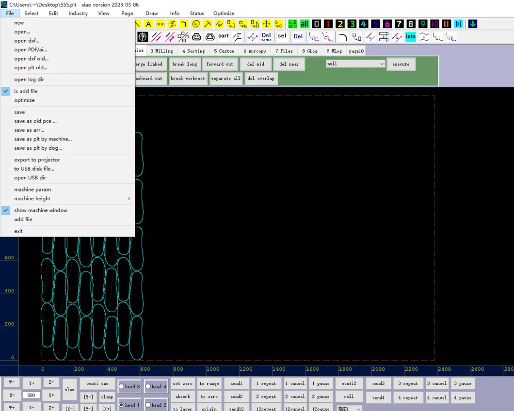 Support multiple format file imports, automatically locate cutting, tags, creases.jpg
