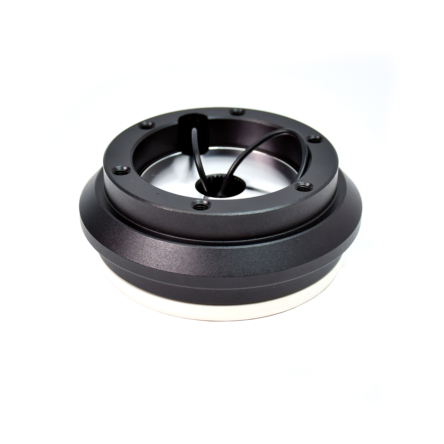 TIYPEOR 130H Black Aluminum Steering Wheel Base