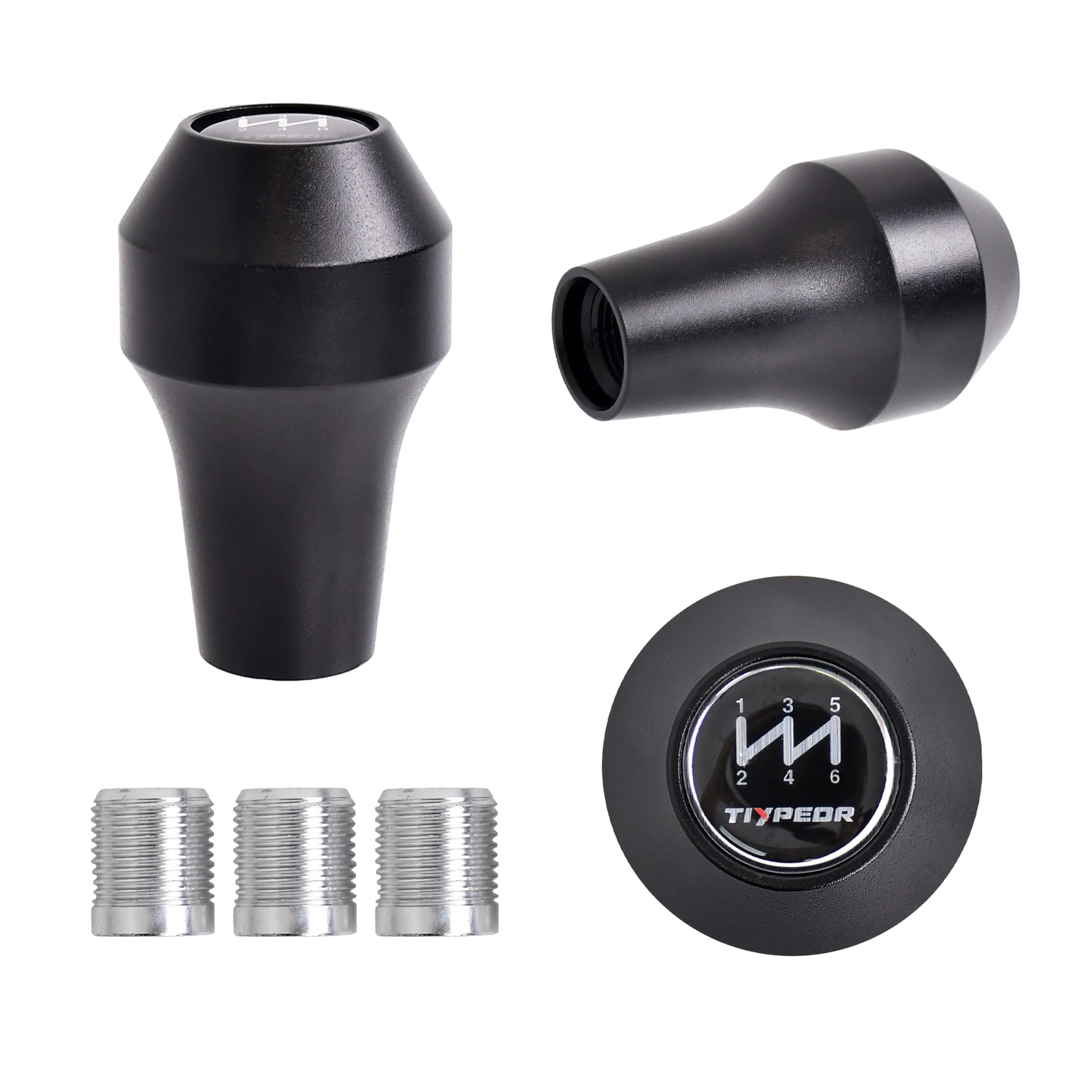 TIYPEOR 84 mm pommeau de levier universel modifié en alliage d’aluminium pour course (296-02)